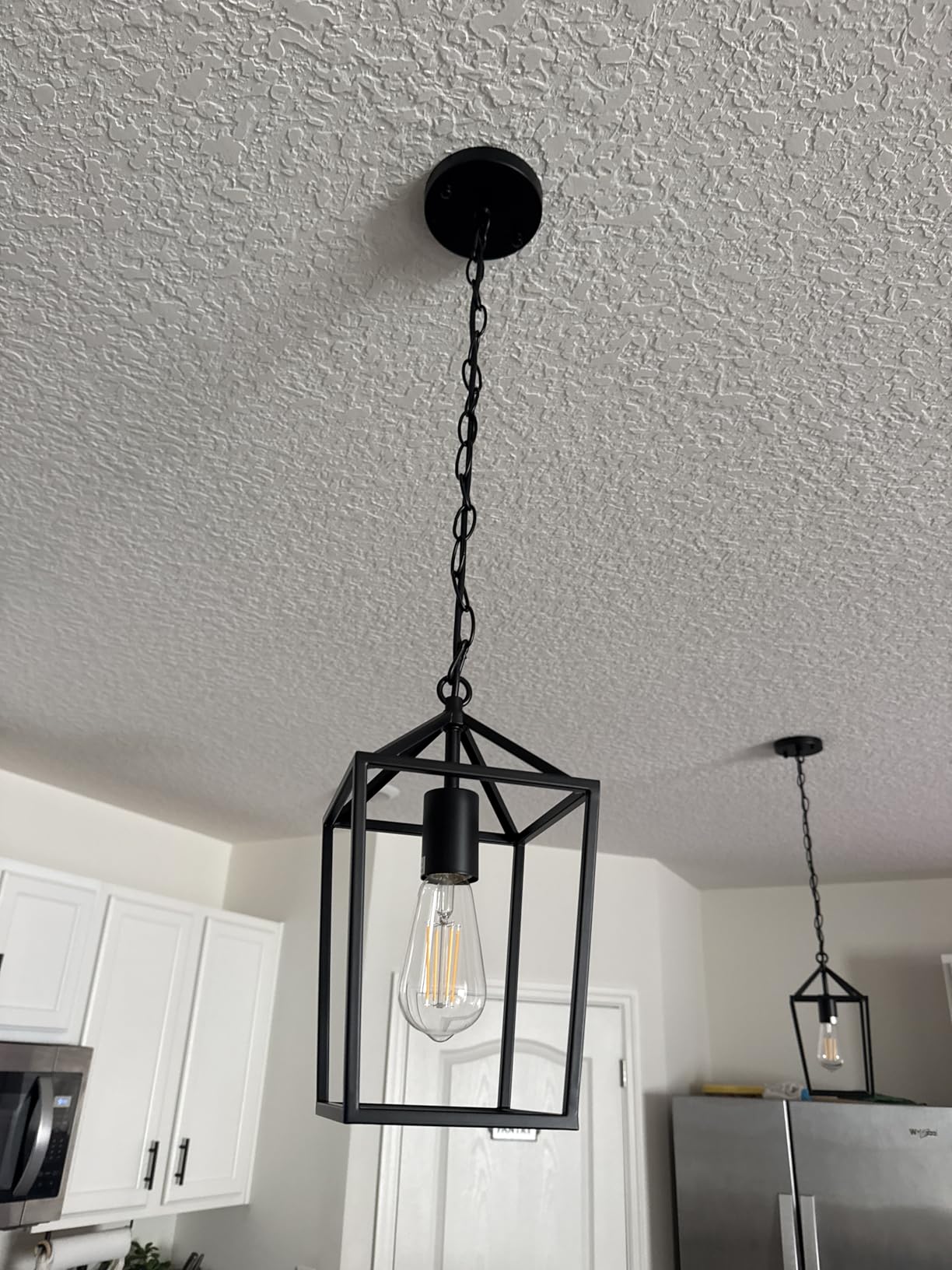 Sheetea 2 Pack Pendant Lights Kitchen Island, Modern Black Light Fixtures customer photo 2