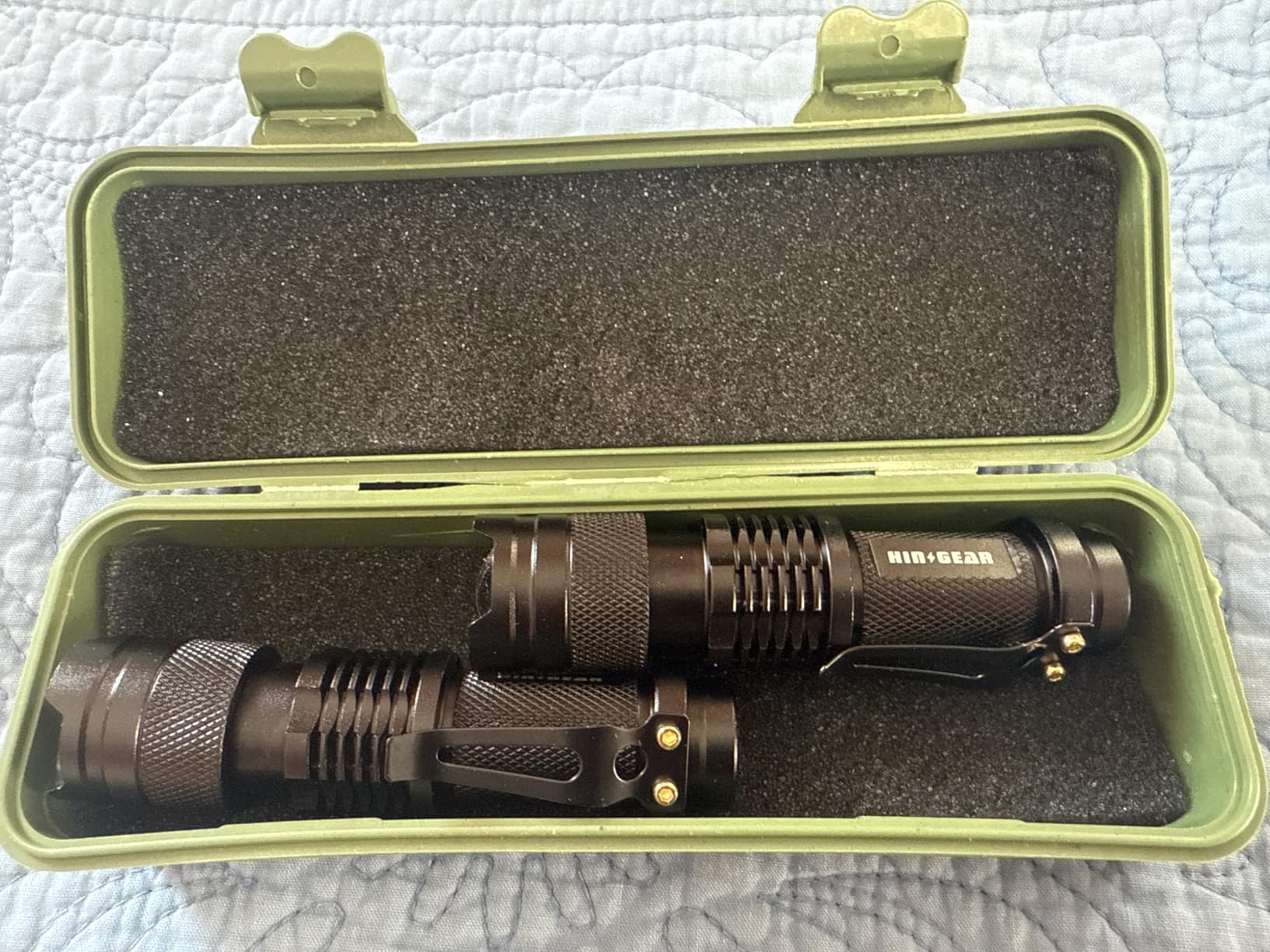 2 Pack Red Flashlight LED Single Mode Light 1 Mode LED Torch Scalable Red Light Flashlight for Astronomy Aviation Night Observation (Powered by Single AA Battery, Not Included) customer photo 2