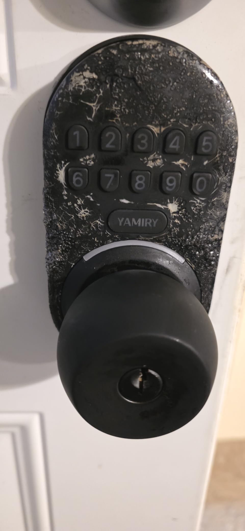 Keypad Smart Door Knob Lock, Yamiry Keyless Entry Digital Lock with Handle customer photo 1