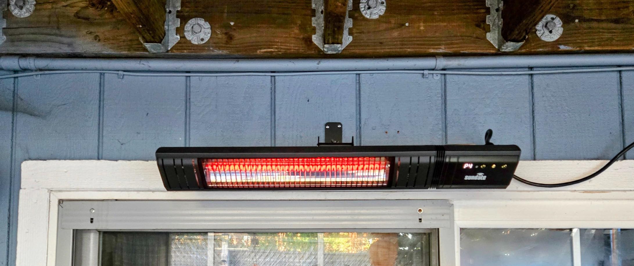 Sundate 1500W Infrared Patio Heater, WiFi App, 9 Heat Levels, 24H Timer customer photo 2
