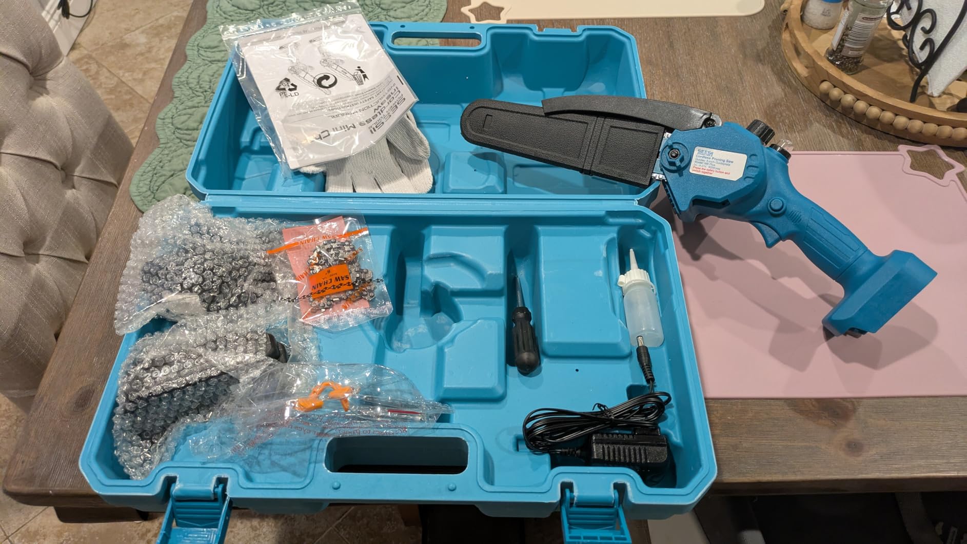 SEESII 2-in-1 Electric Pole Saws for Tree Trimming customer photo 2