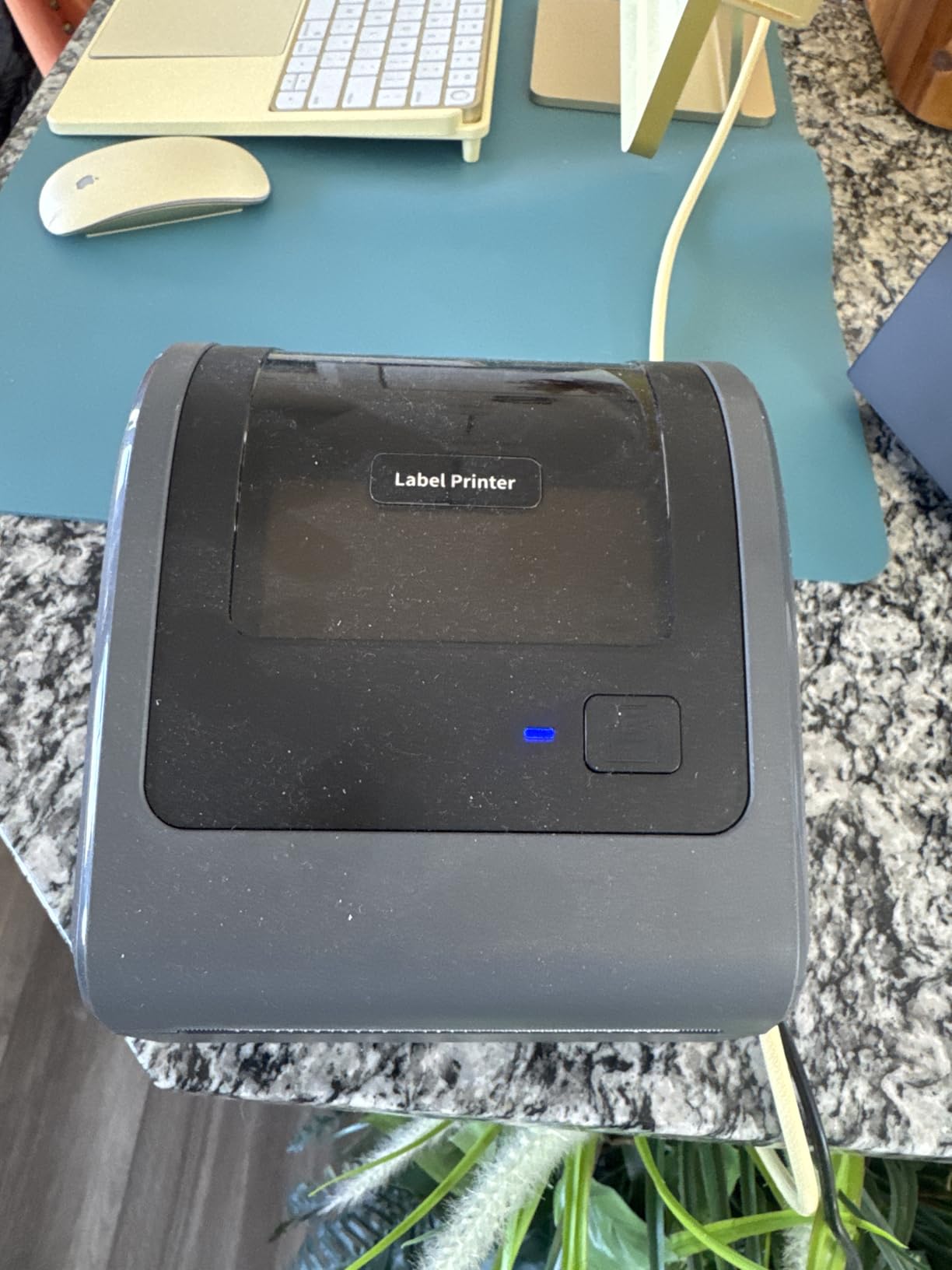 Bluetooth Shipping Label Printer with Built-in Label Bin customer photo 1