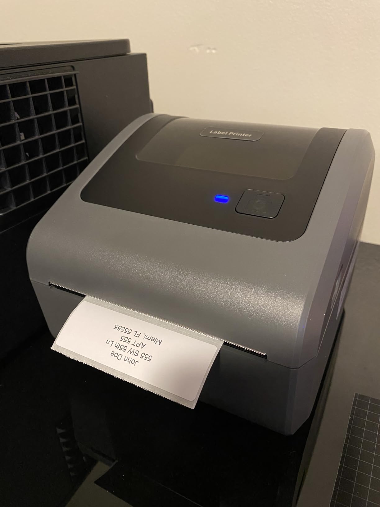 Bluetooth Shipping Label Printer with Built-in Label Bin customer photo 2