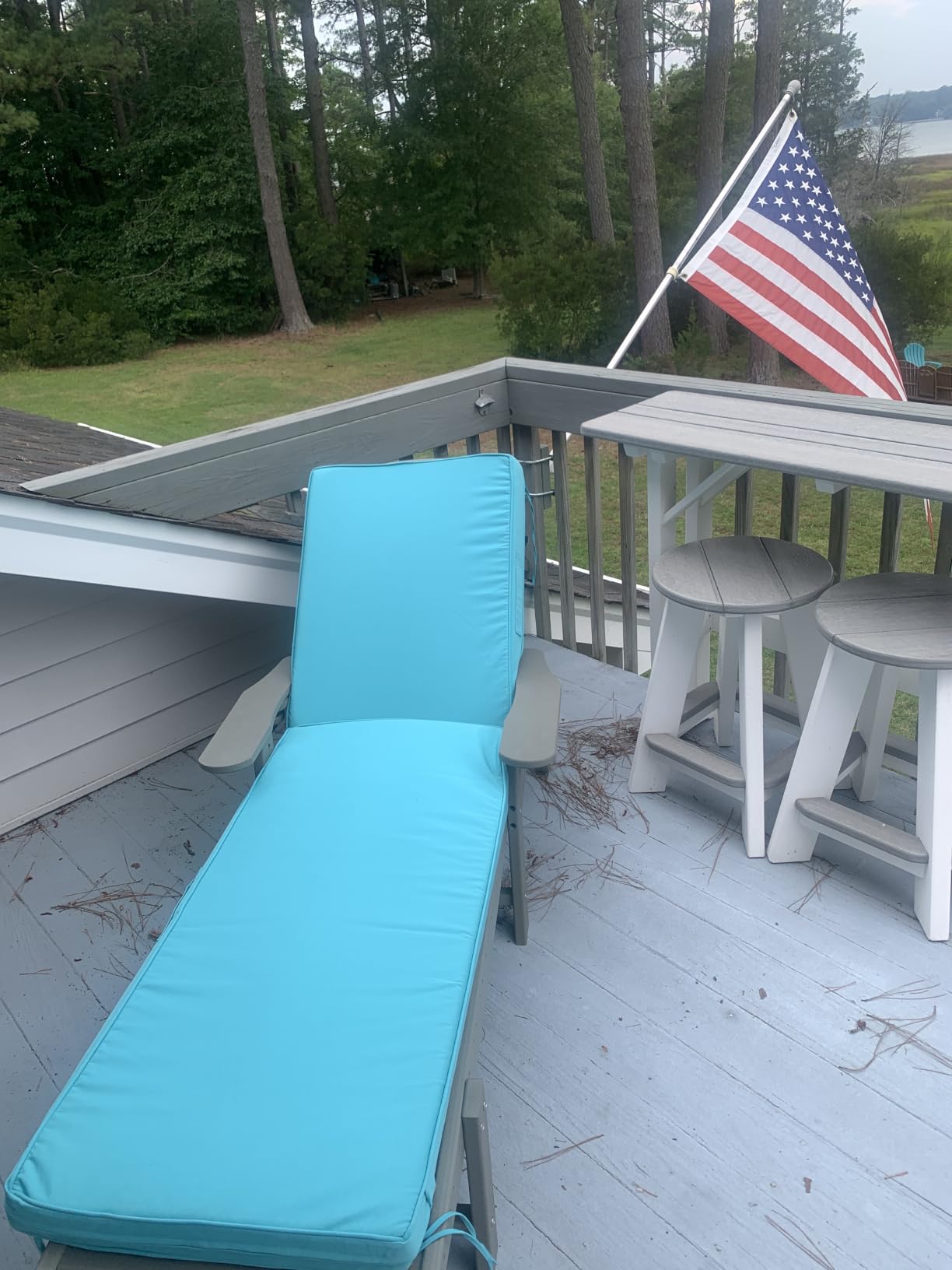 Ciokea Outdoor Chaise Lounge Chair, HDPE Patio Lounge Chair with Wheels customer photo 2