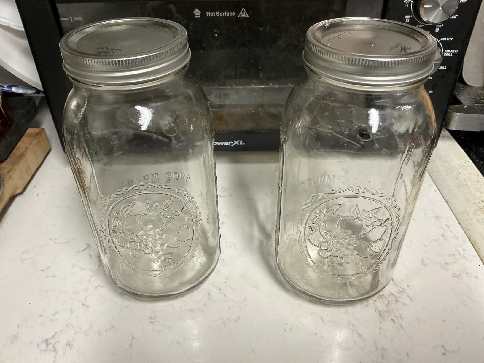 Ball - 64oz Wide Mouth Jars with Lids & Bands 6 Pack Jars | Half Gallon Large Glass Mason Jar for Food Storage with airtight Lid, 0.5 Gallon Glass Jar with Lid and Bands, Set of 6 customer photo 1