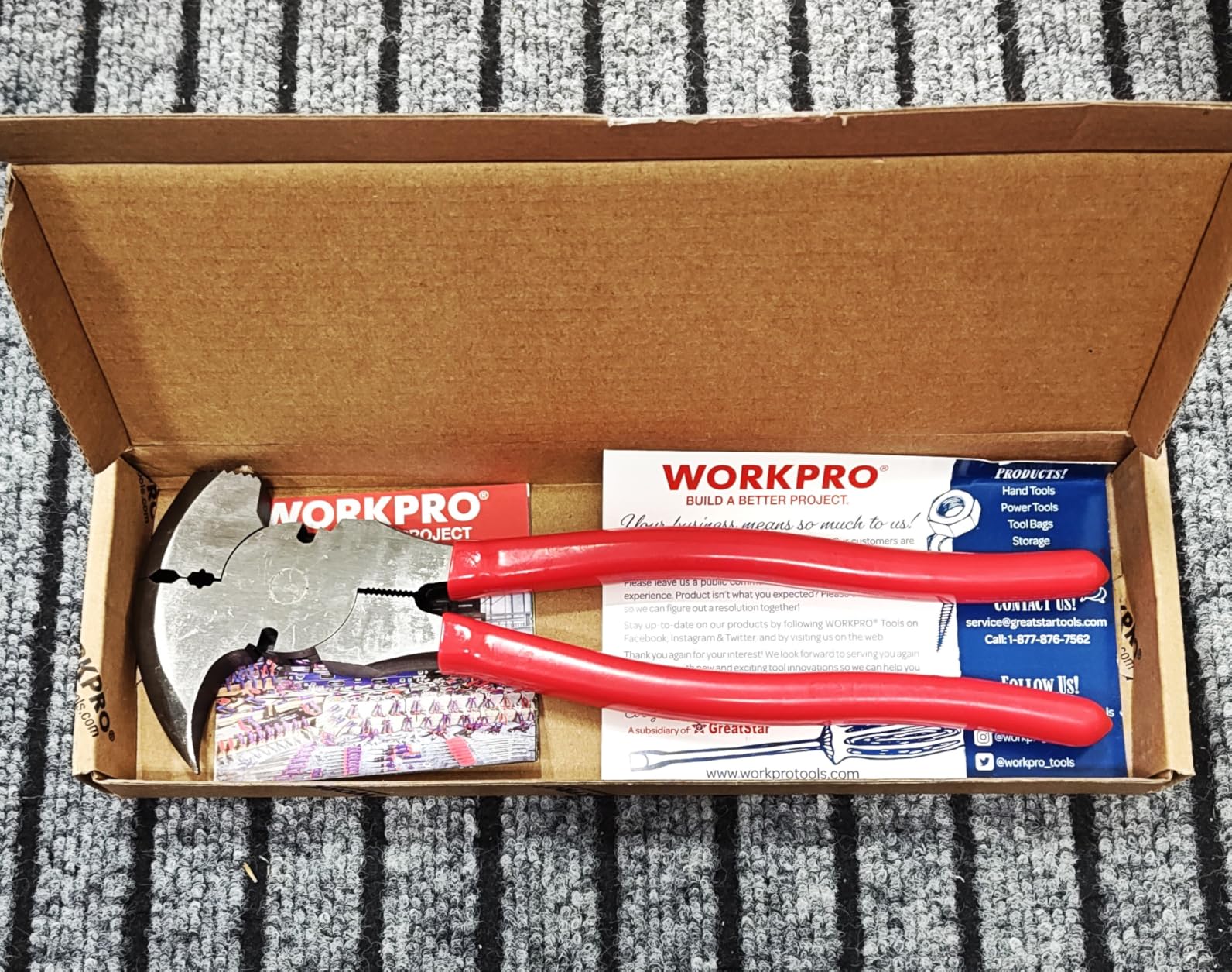WORKPRO Fencing Pliers, 10-inch Multi Fence Pliers Tool customer photo 1