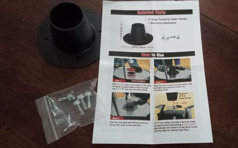 6V Deer Feeder Kit, Motor and Timer Metal Kit, Digital Game FeederTimer, Mounting Bracket Included, Up to 8 Feed Time, Easy to Install, Weatherproof Feed Kit customer photo 2