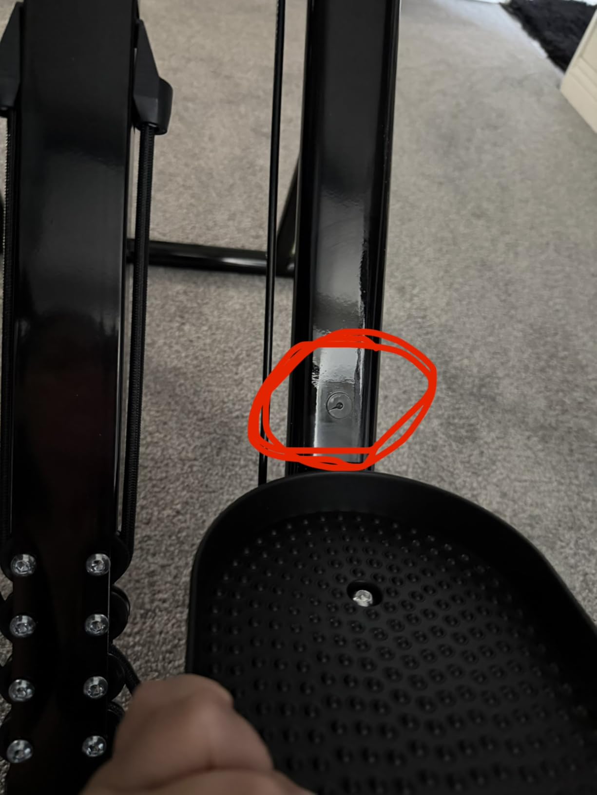 MERACH Stair Stepper with Adjustable Resistance, Foldable Stair Climber customer photo 1