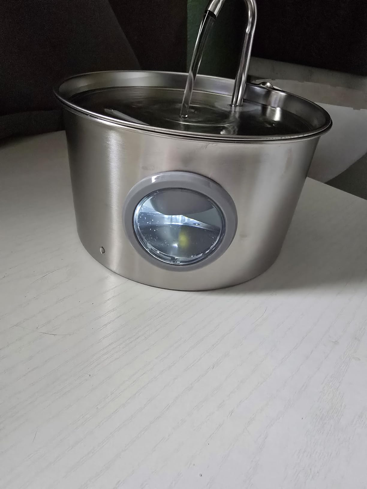 Cat Water Fountain Stainless Steel: 74oz/2.2L Cat Fountain for Drinking customer photo 1