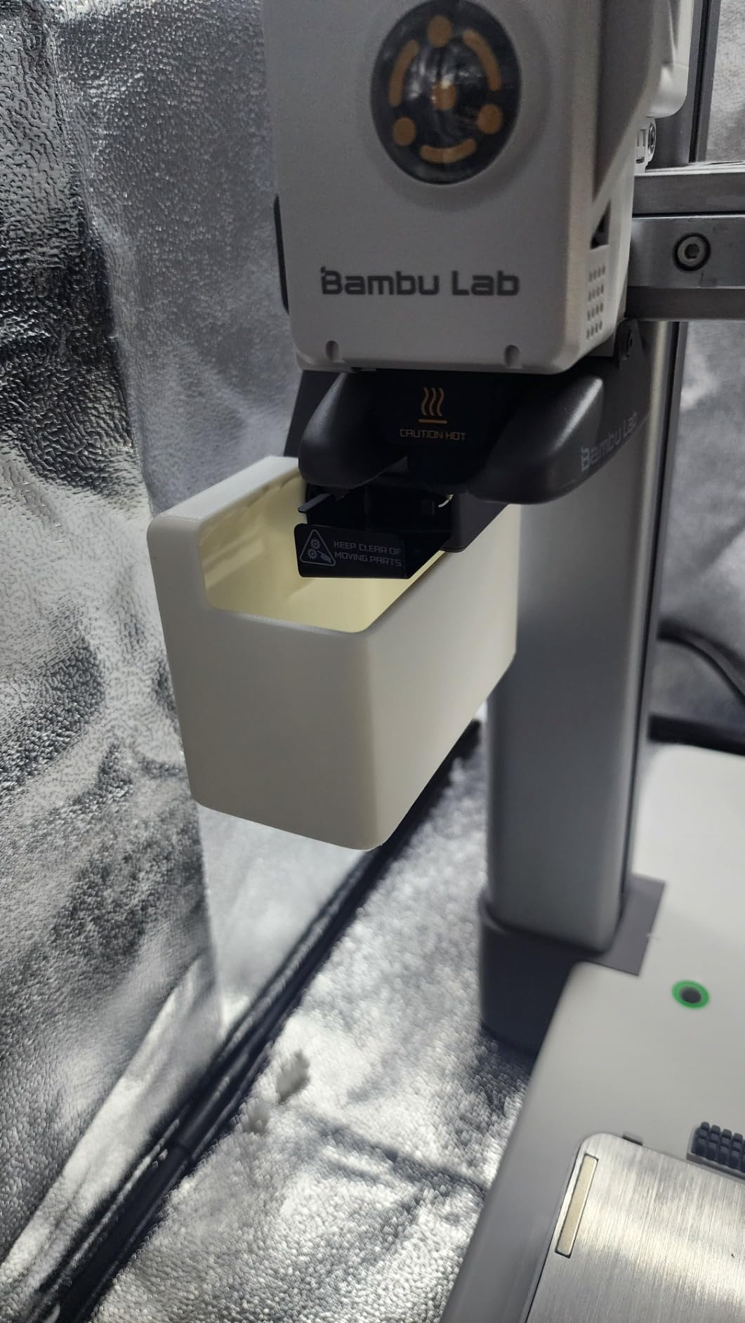 TOPCUBE 3D Printer Enclosure for Bambu Lab A1 with LED Light Grey customer photo 1