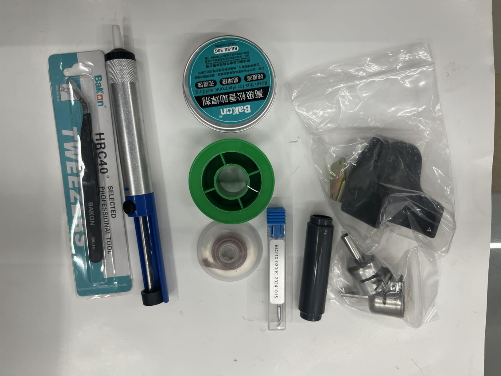 BK602S 2 in1 Soldering Iron Hot Air Rework Station,Digital Soldering Welding Iron Kit for Electronic DIY Circuit Work, Rapid Heat up Solder Station,Auto Sleep,ºC/ºF Conversion customer photo 2