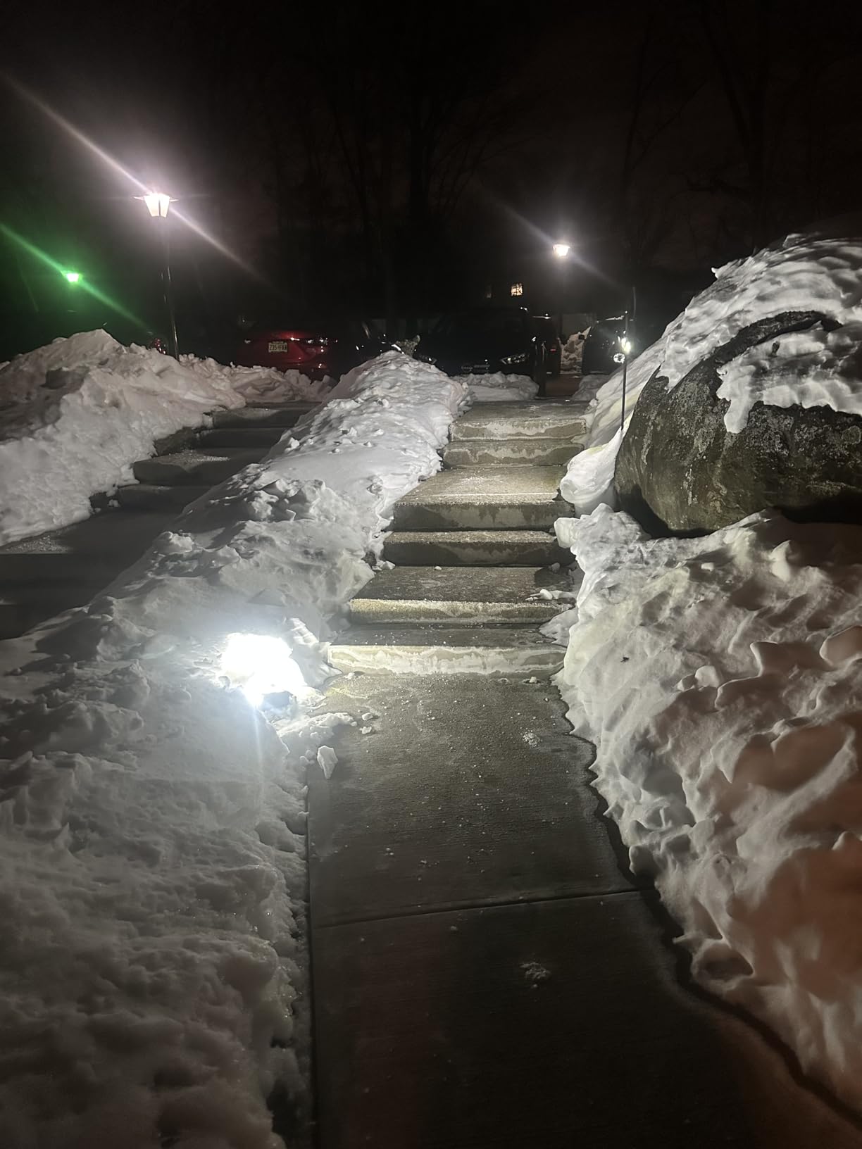MIHANI Solar Flood Lights Outdoor, 2500LM Motion Sensor Security Lights with 270° Wide Angle, IP65 Waterproof, 3 Heads Solar Outdoor Lights for Patio, Yard, House, Garage (Non-Remote, 2 Pack) customer photo 1