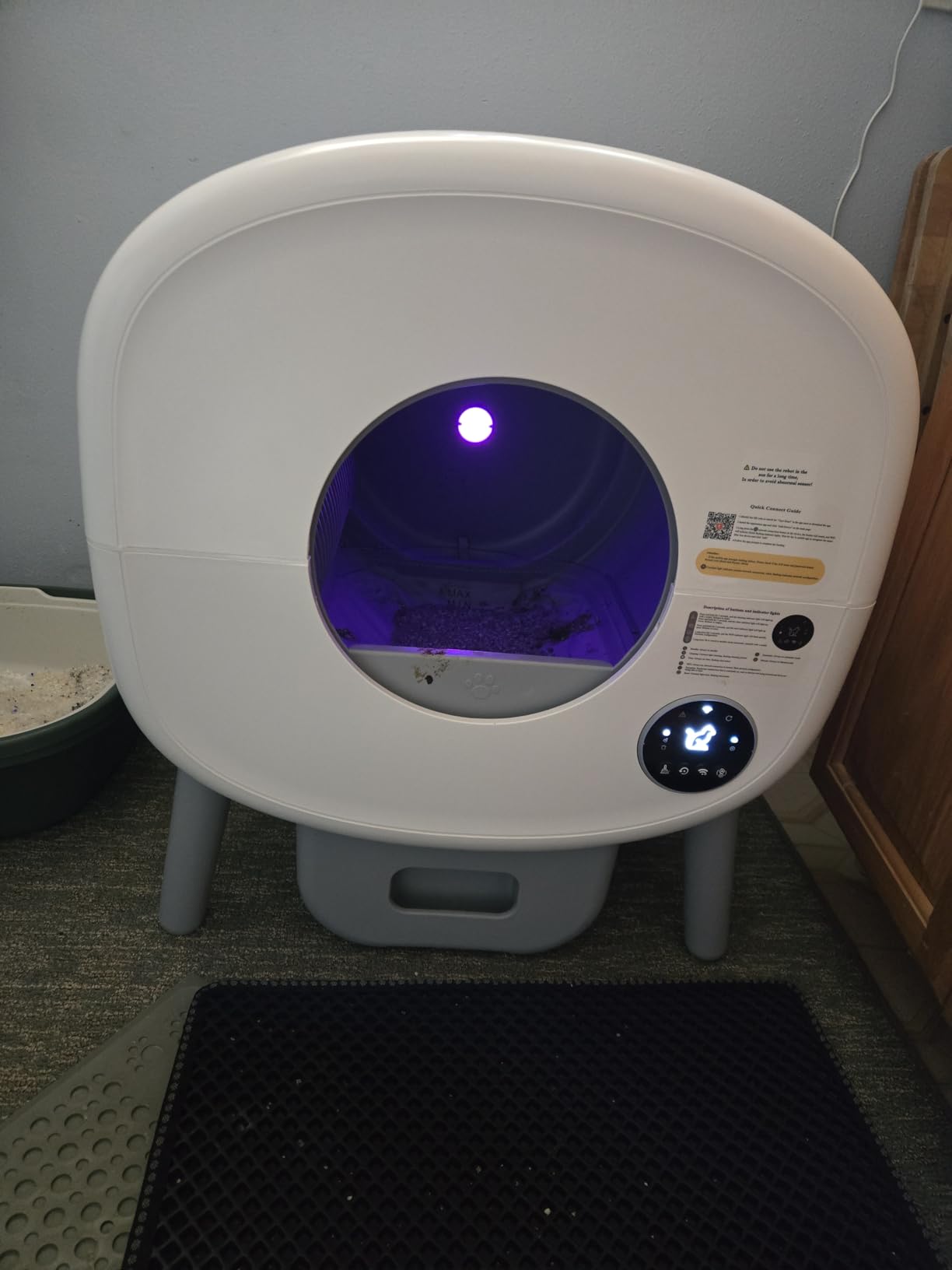 Cumrige Automatic Litter Box,Safety Sensor,App Control,95L Large Capacity customer photo 1