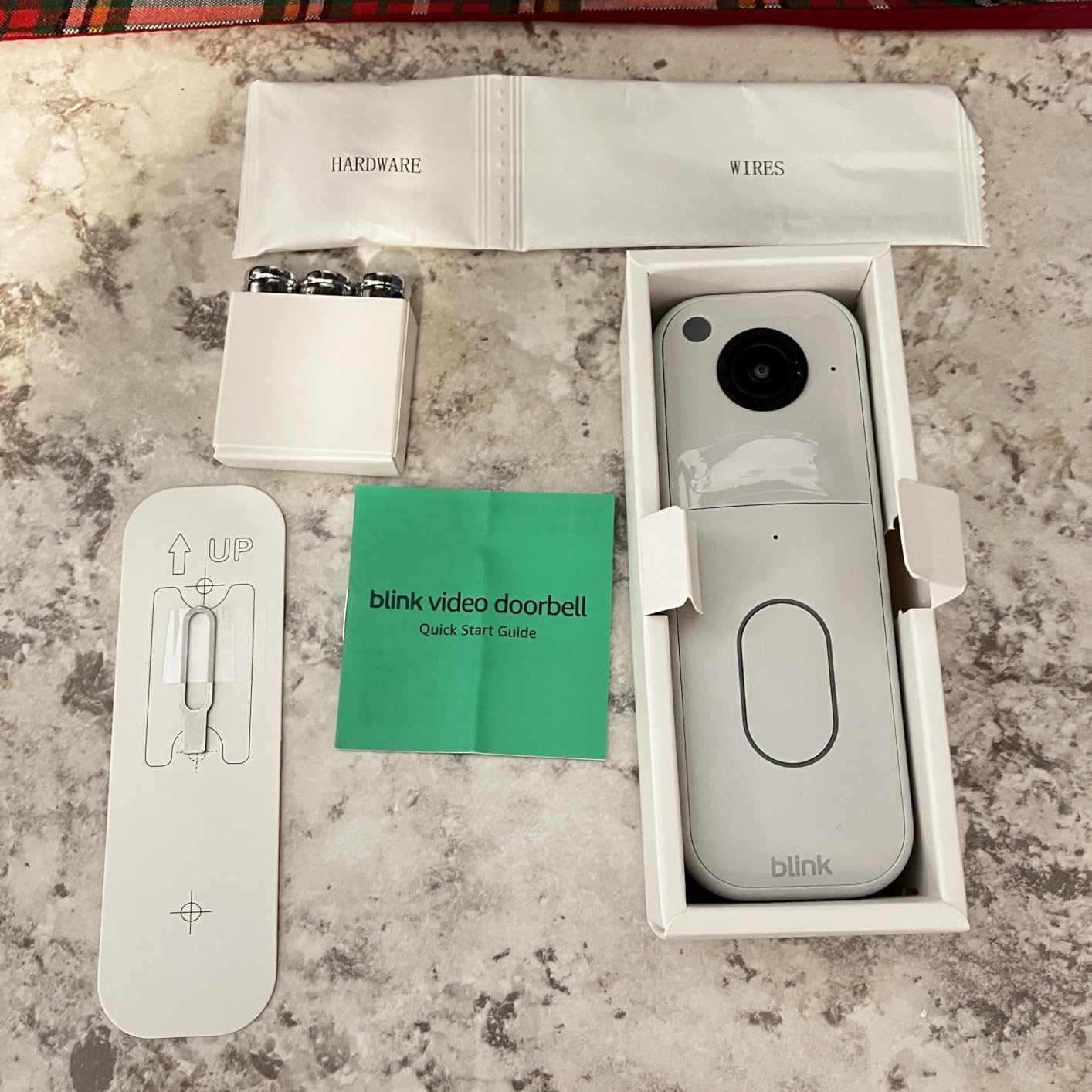 Blink Video Doorbell – Head-to-toe HD view, two-year battery life, and simple setup. Required Sync Module not included – Add-On (Black) customer photo 1