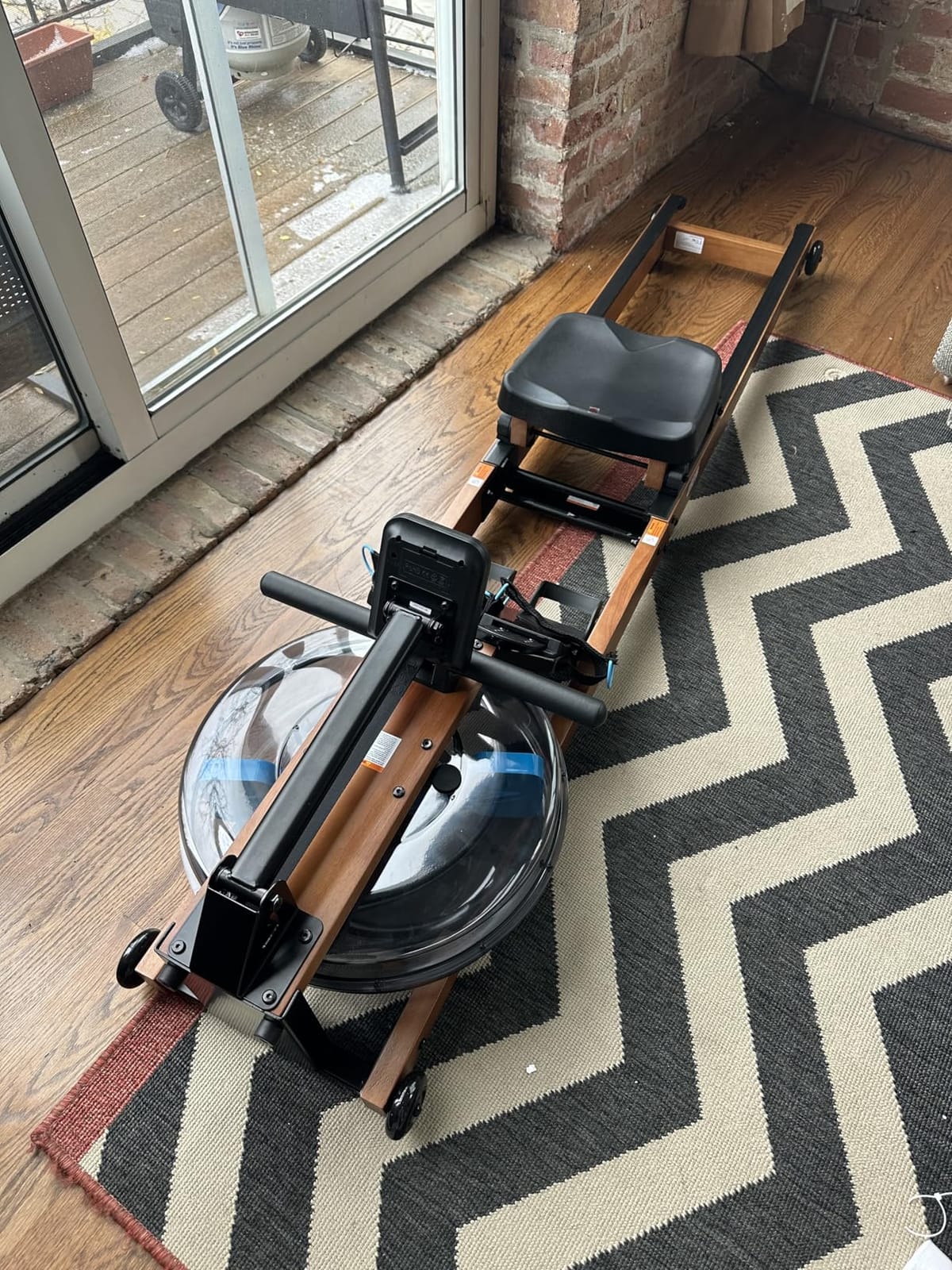 Merach R280 Water Rowing Machine, Foldable & Space-Saving, 400lbs Capacity customer photo 1