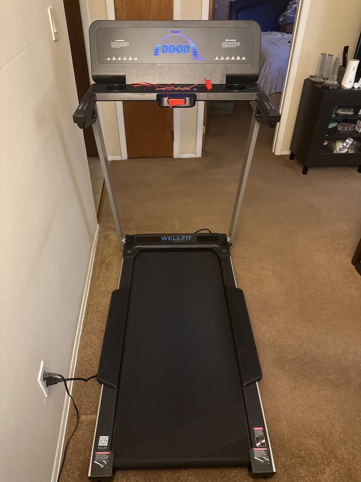 WELLFIT Treadmill for Home, 2 Level Incline Heavy Duty Treadmills customer photo 1