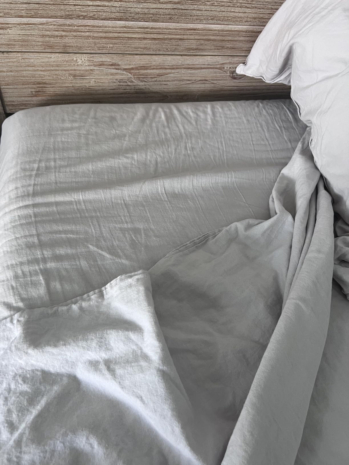 100% Organic Linen Sheets Queen Size Bed Sheets for Hot Sleepers customer photo 2