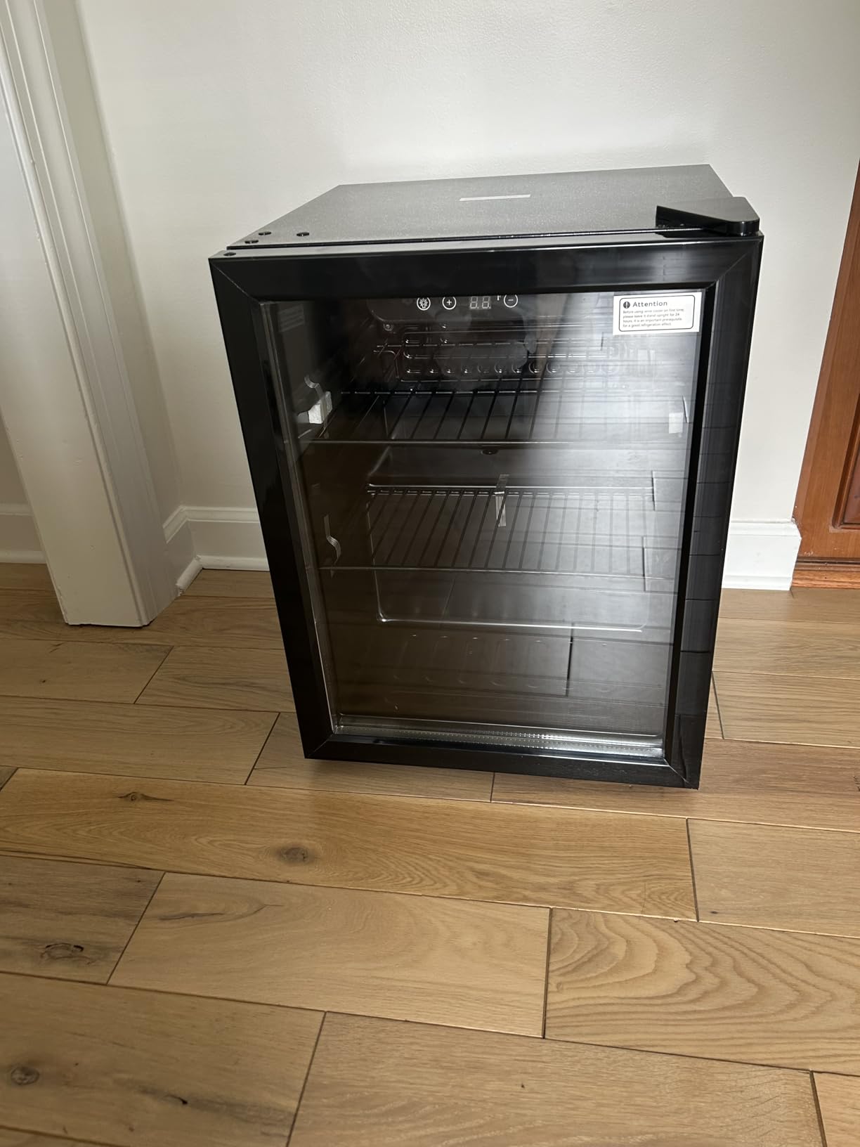 Icyglee 145 Can Mini Fridge, 4.5 Cu.Ft Beverage Refrigerator Cooler, Silver customer photo 1