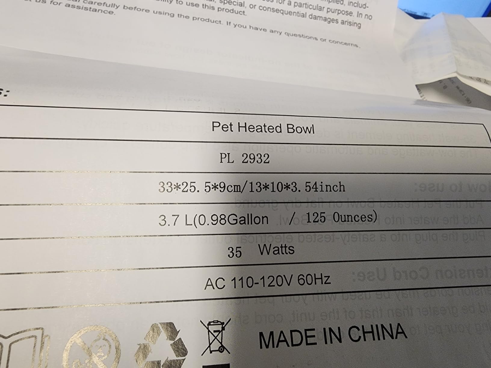Heated Water Bowl for Chicken,125OZ Water Heater for Hens Goose Duck customer photo 2