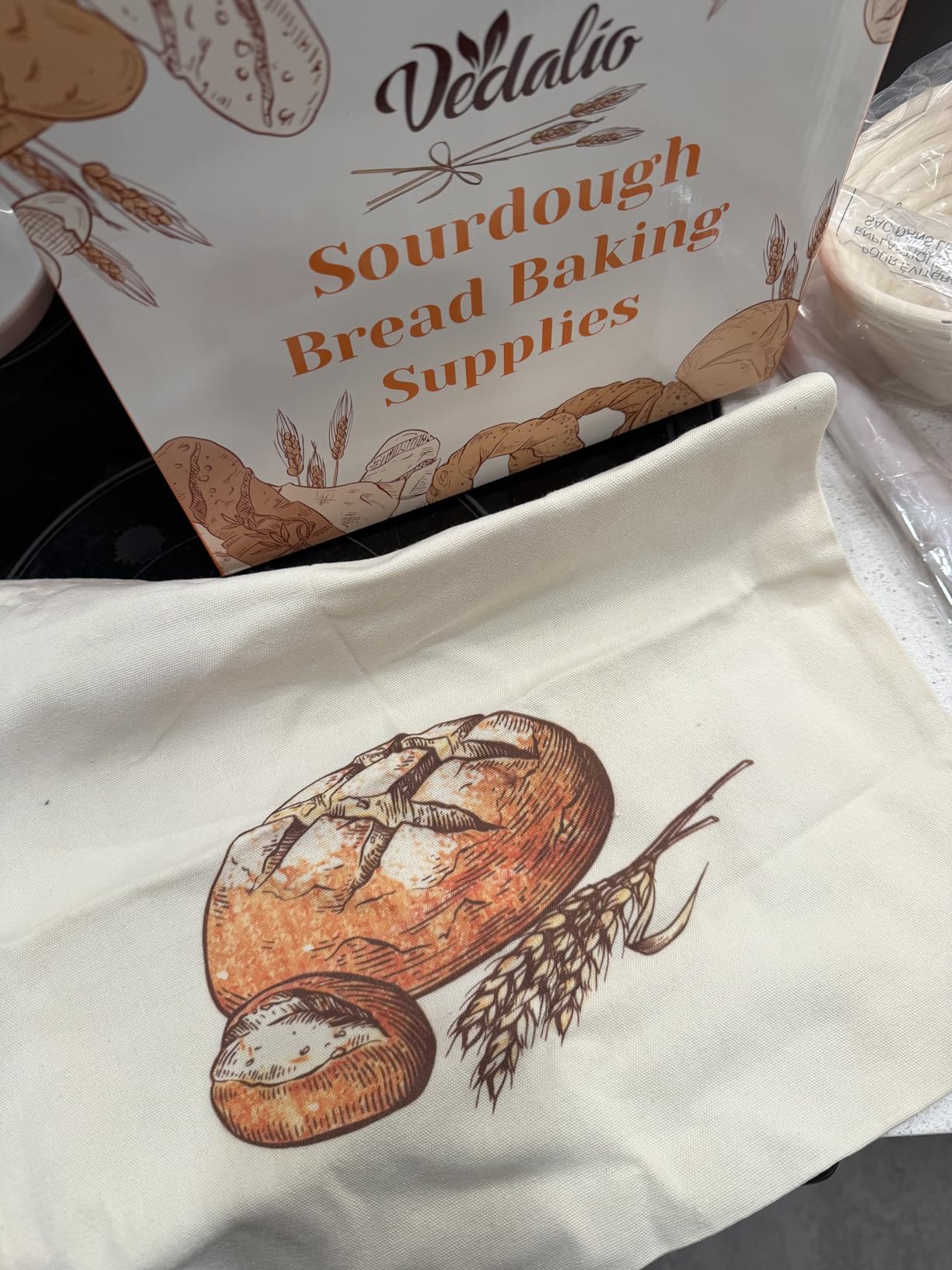 Sourdough Starter Kit with Bread Proofing Baskets, Jars, Baking Essentials customer photo 2