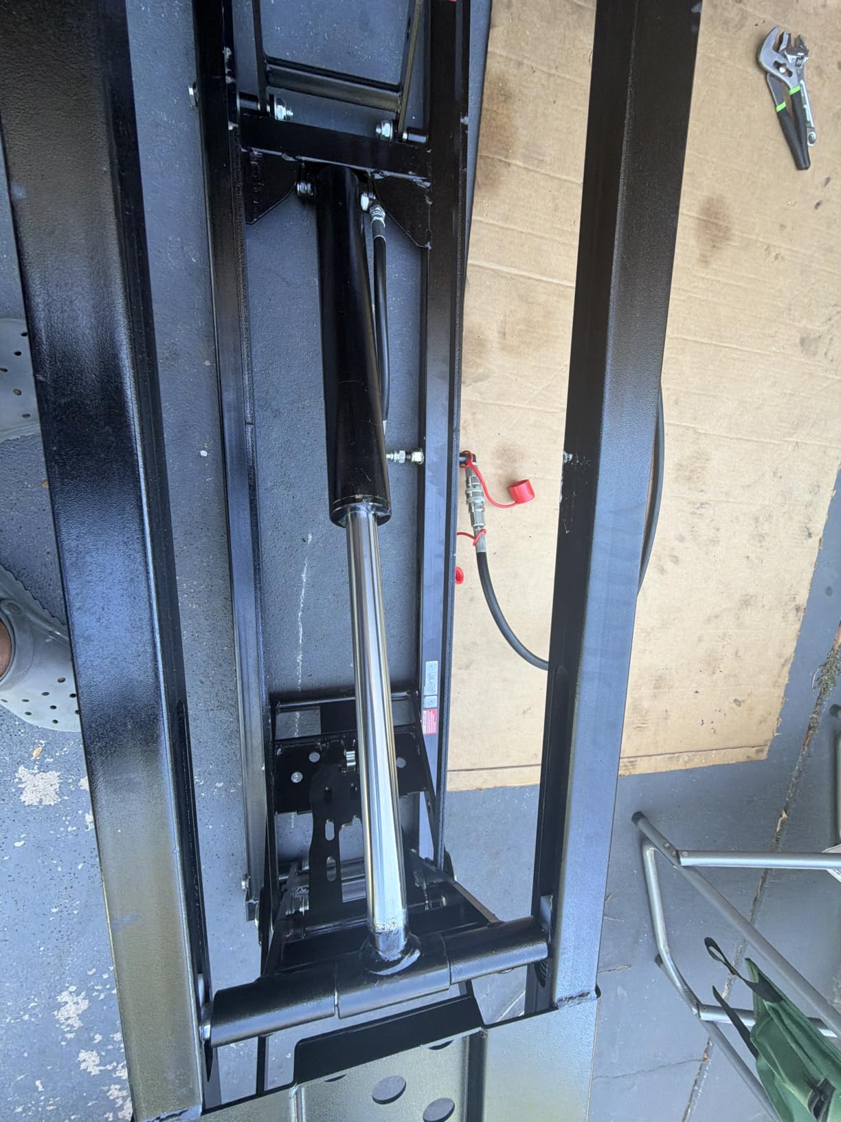 Albott 7000 LBS Portable Car Lift with Extension Plates for Garage Use customer photo 1