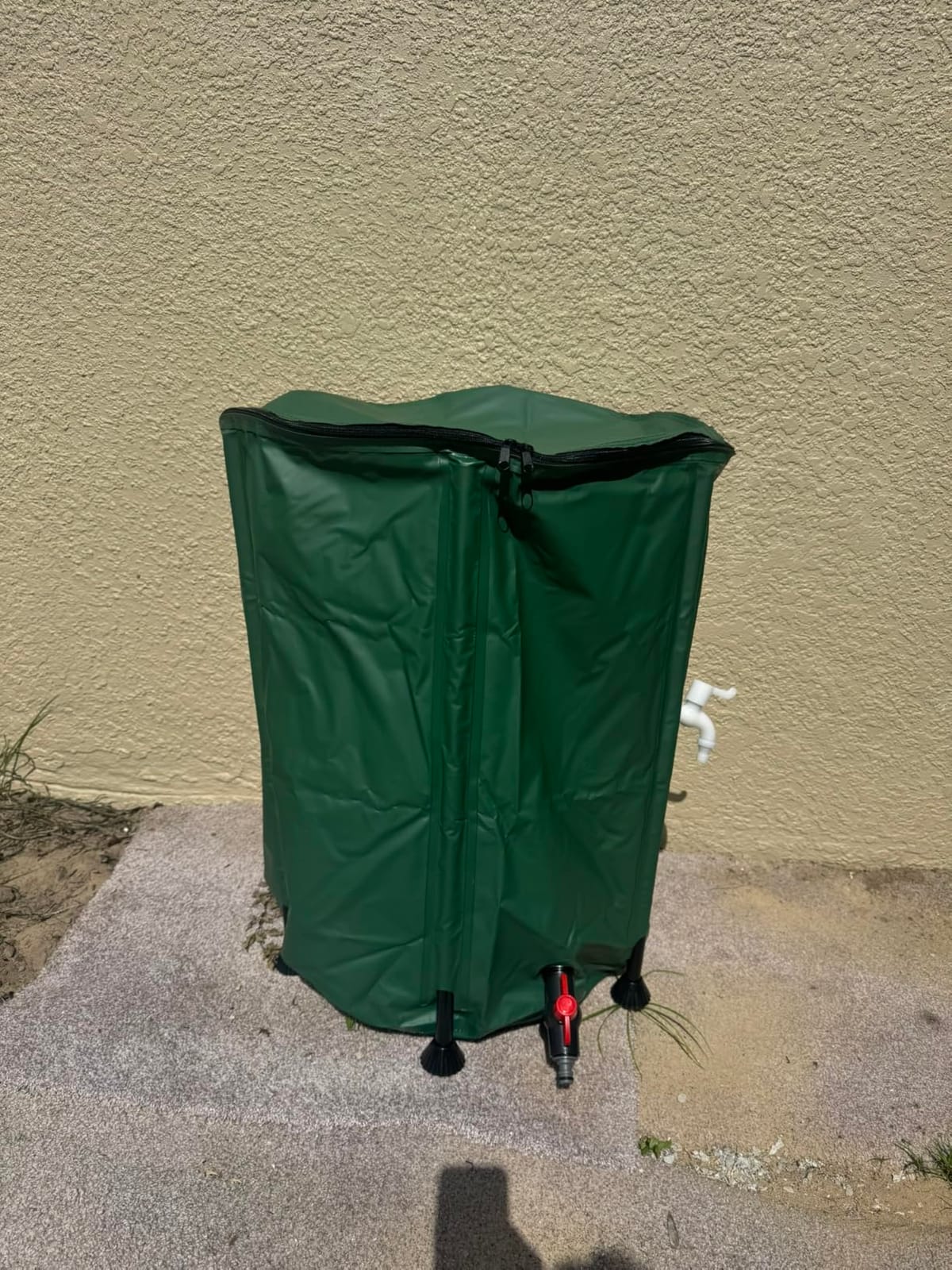 Collapsible Rain Barrel Water Storage Containers-53 Gallon Portable Rainwater Collect System Water Tank to Collect Rainwater from Gutter Downspout Water Catcher with Spigots,Filter＆Overflow Kits customer photo 2