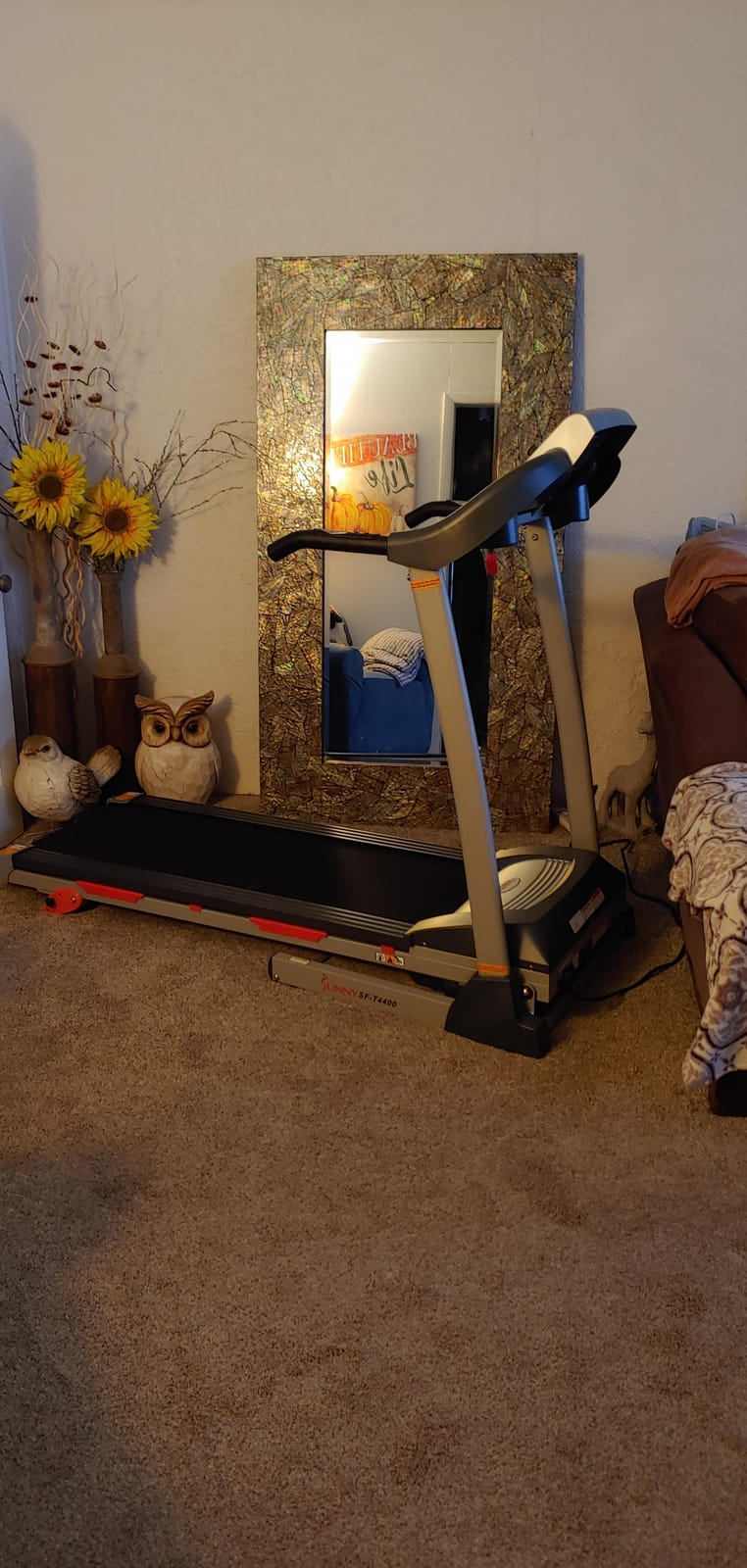 Sunny Health & Fitness Smart Wi-Fi Treadmill w/Shock Absorption customer photo 2