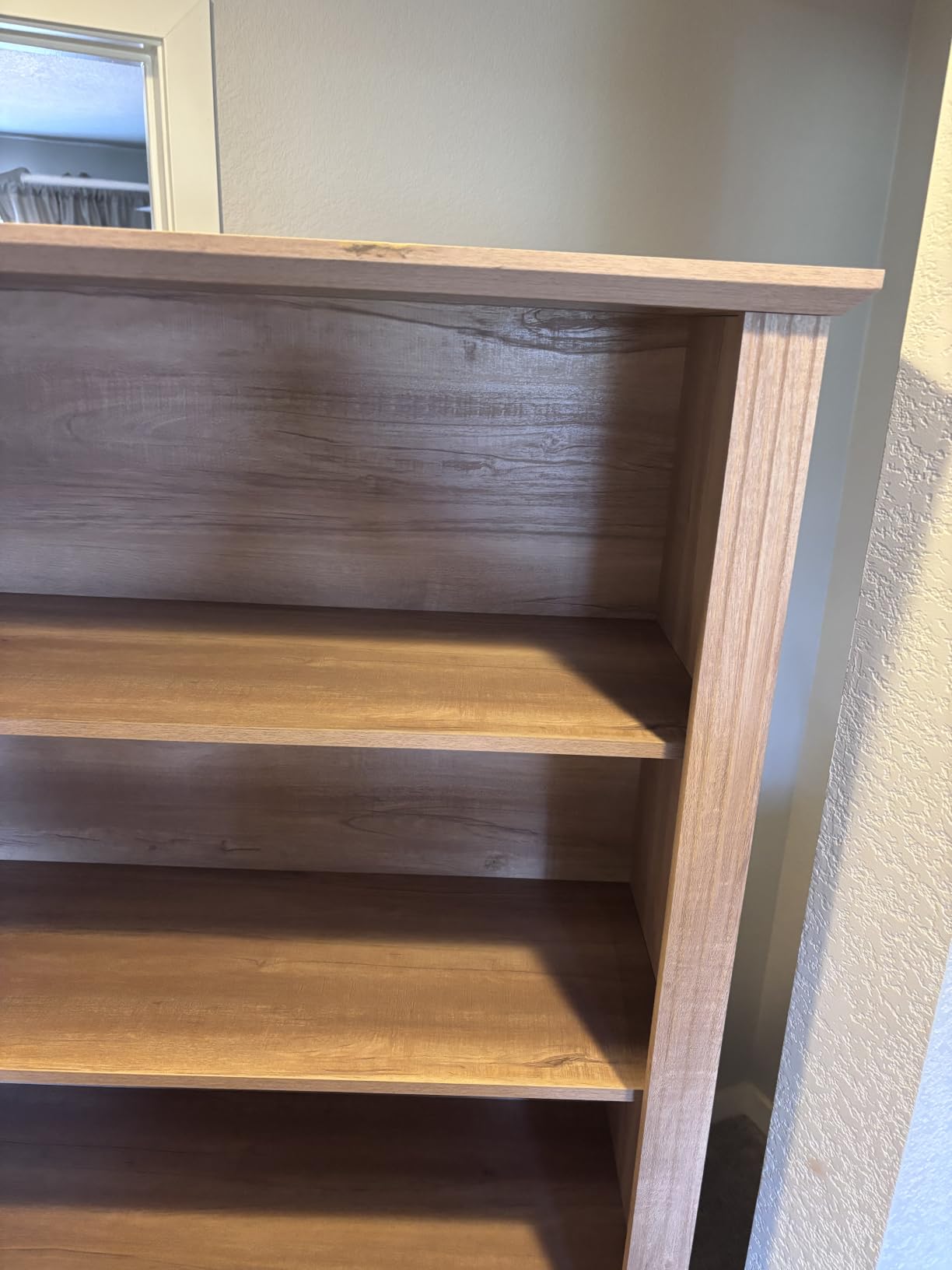 SEDETA Farmhouse Bookshelves and Bookcases with Doors, Drawer, White customer photo 2