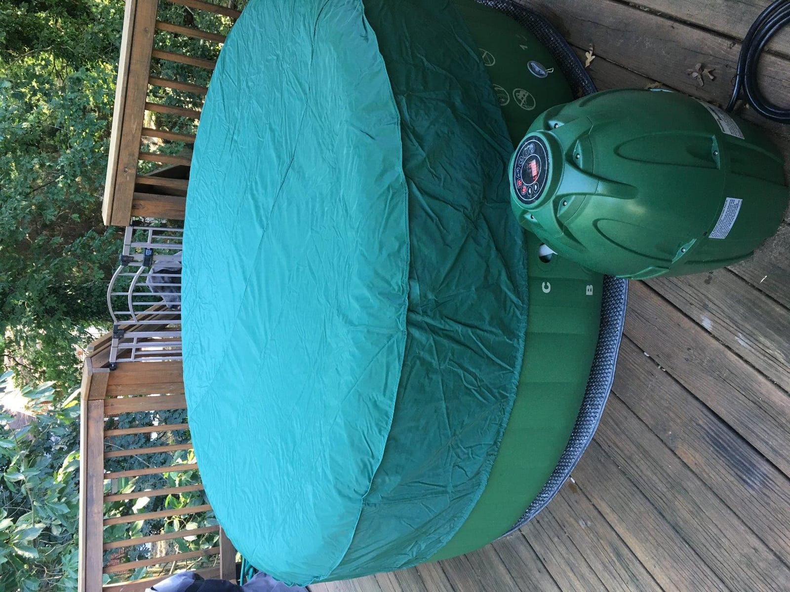 Covermates Classic Square Hot Tub Cover – 84W x 84D x 14H, Tan customer photo 1