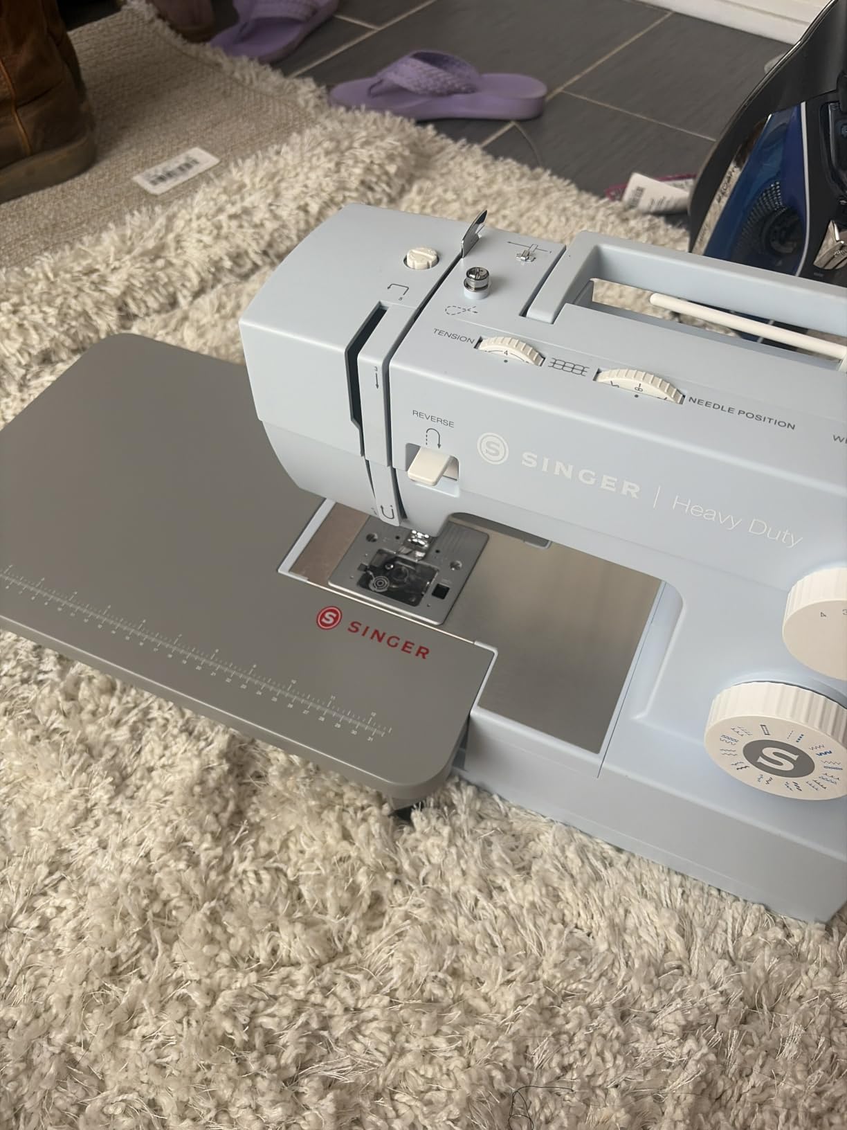 SINGER® 4423 (Meltwater Blue) Heavy Duty Sewing Machine with Accessories customer photo 2
