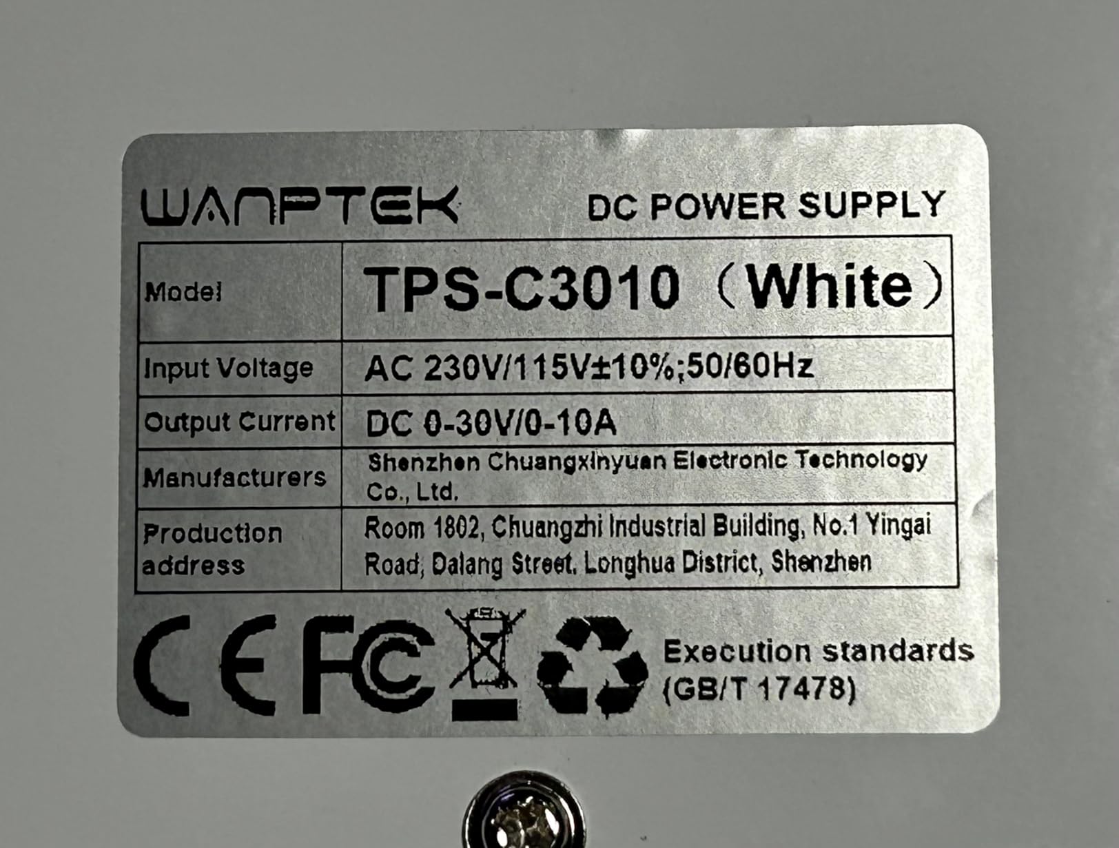 WANPTEK DC Bench Power Supply 30V 10A, Regulated Variable Lab Power Supply with Memory Presets, Encoder Knob,OCP Protection, Output Switch, 4-Digit LED, USB Fast Charge and Key Lock for Repair customer photo 2
