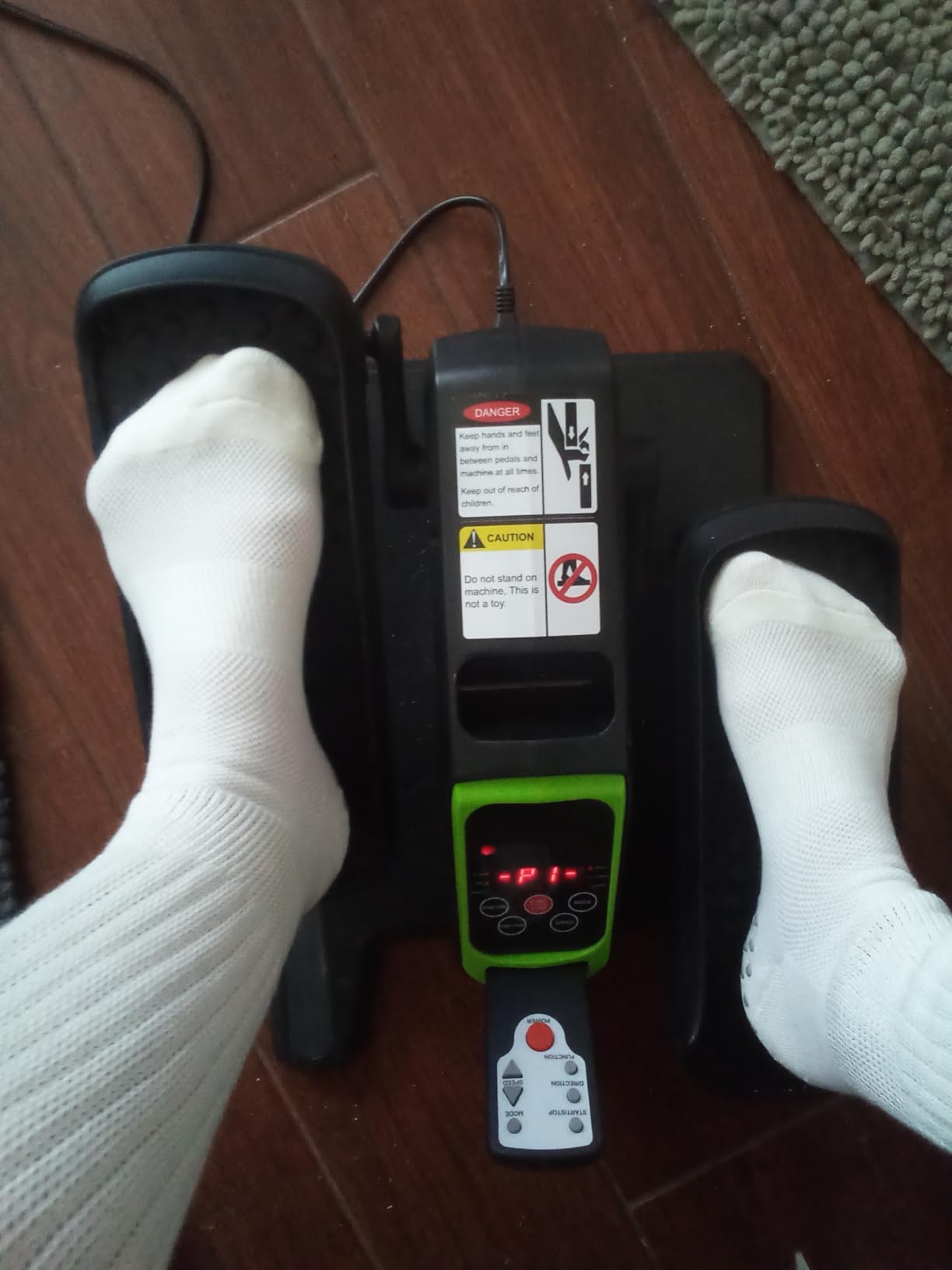 Under Desk Elliptical Leg Exerciser While Sitting for Seniors customer photo 2