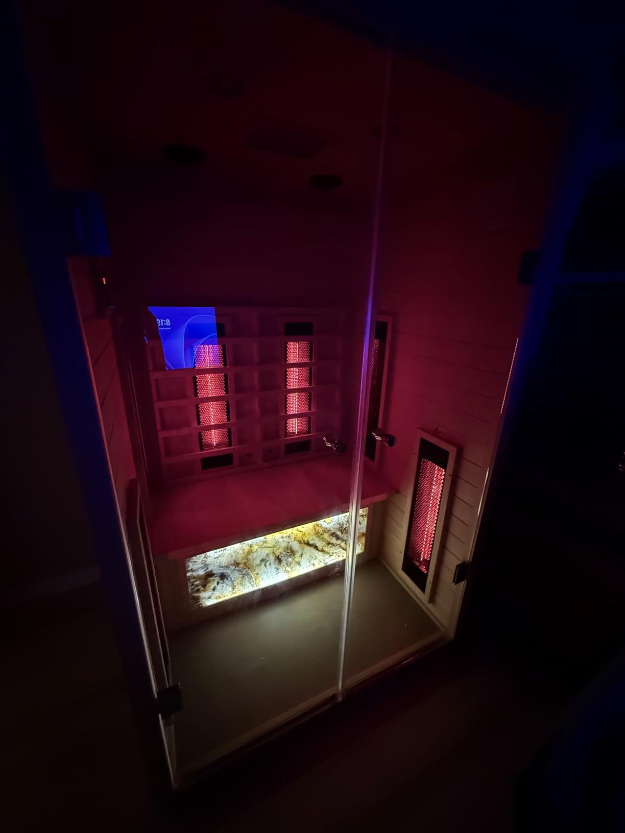 3 Person Ceramic Infrared Sauna Far Infrared Indoor Saunas for Home customer photo 2
