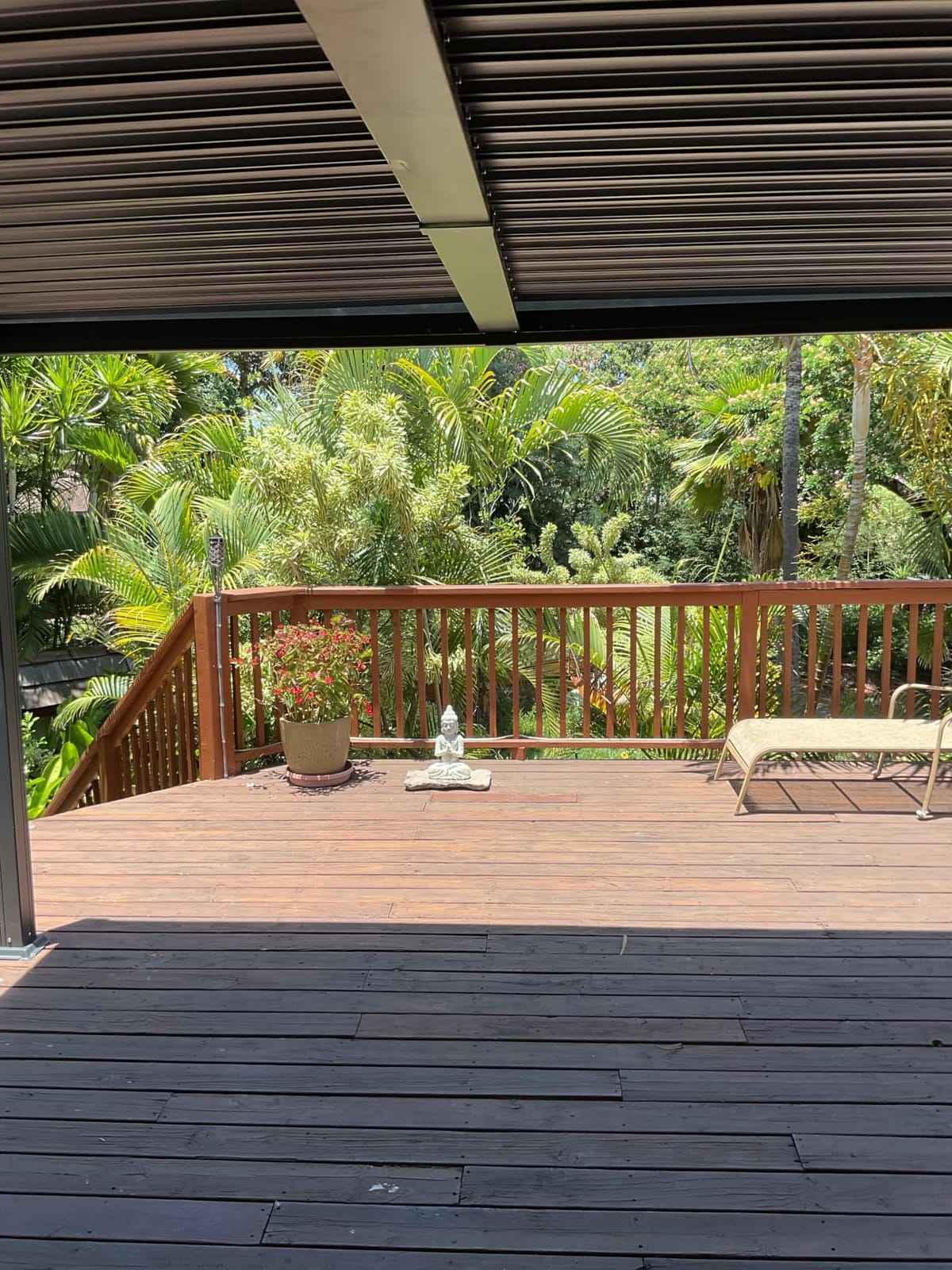 10' x 12' Patio Pergola with Adjustable Roof & Aluminum Frame for Backyard customer photo 2