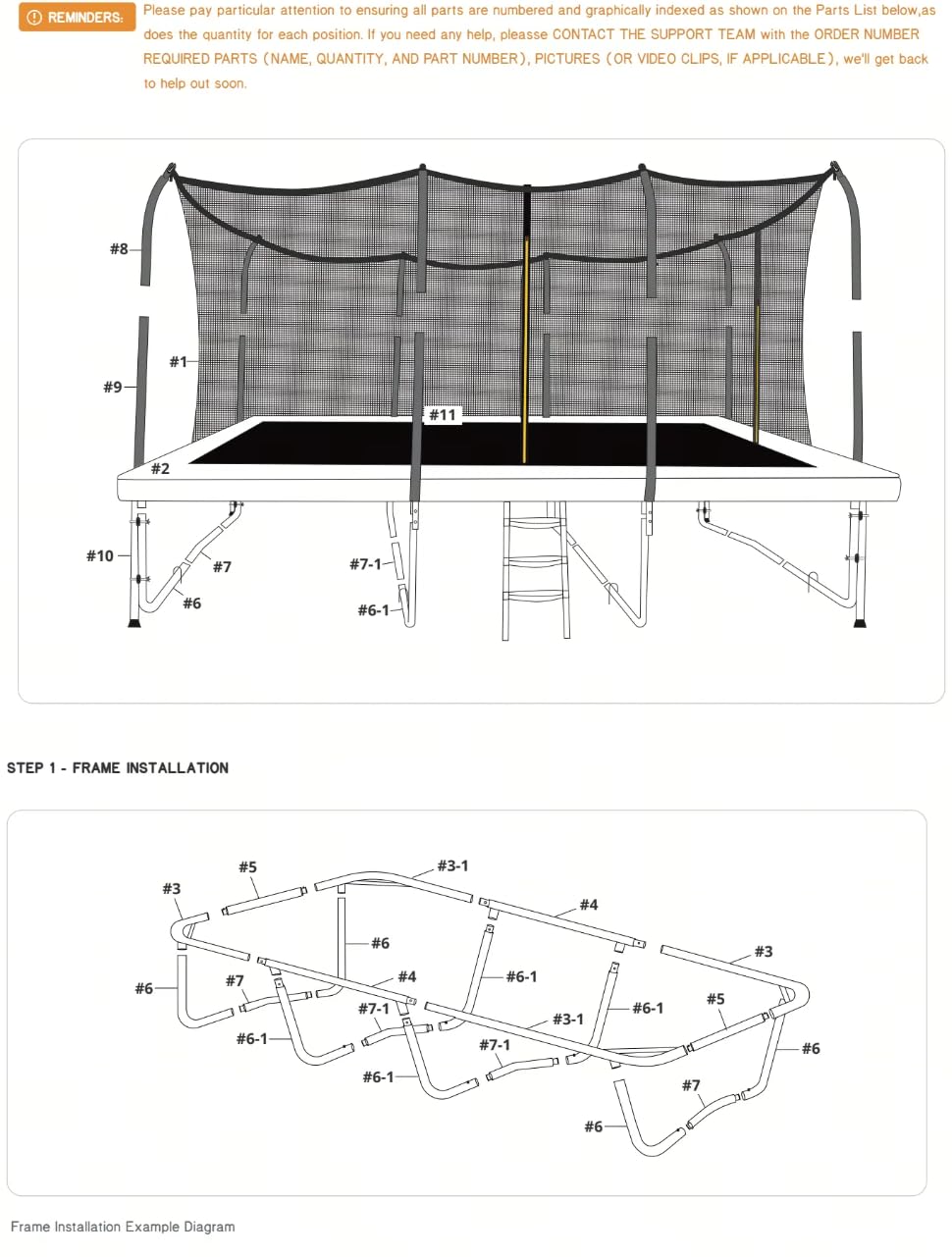 Zupapa Rectangular Trampoline 10x17FT 9x15FT 8x14FT, 1800LBS Weight Capacity Outdoor Large Gymnastics Trampoline, Heavy‑Duty Square Tumbling Trampoline for Family Backyard Exercise customer photo 2