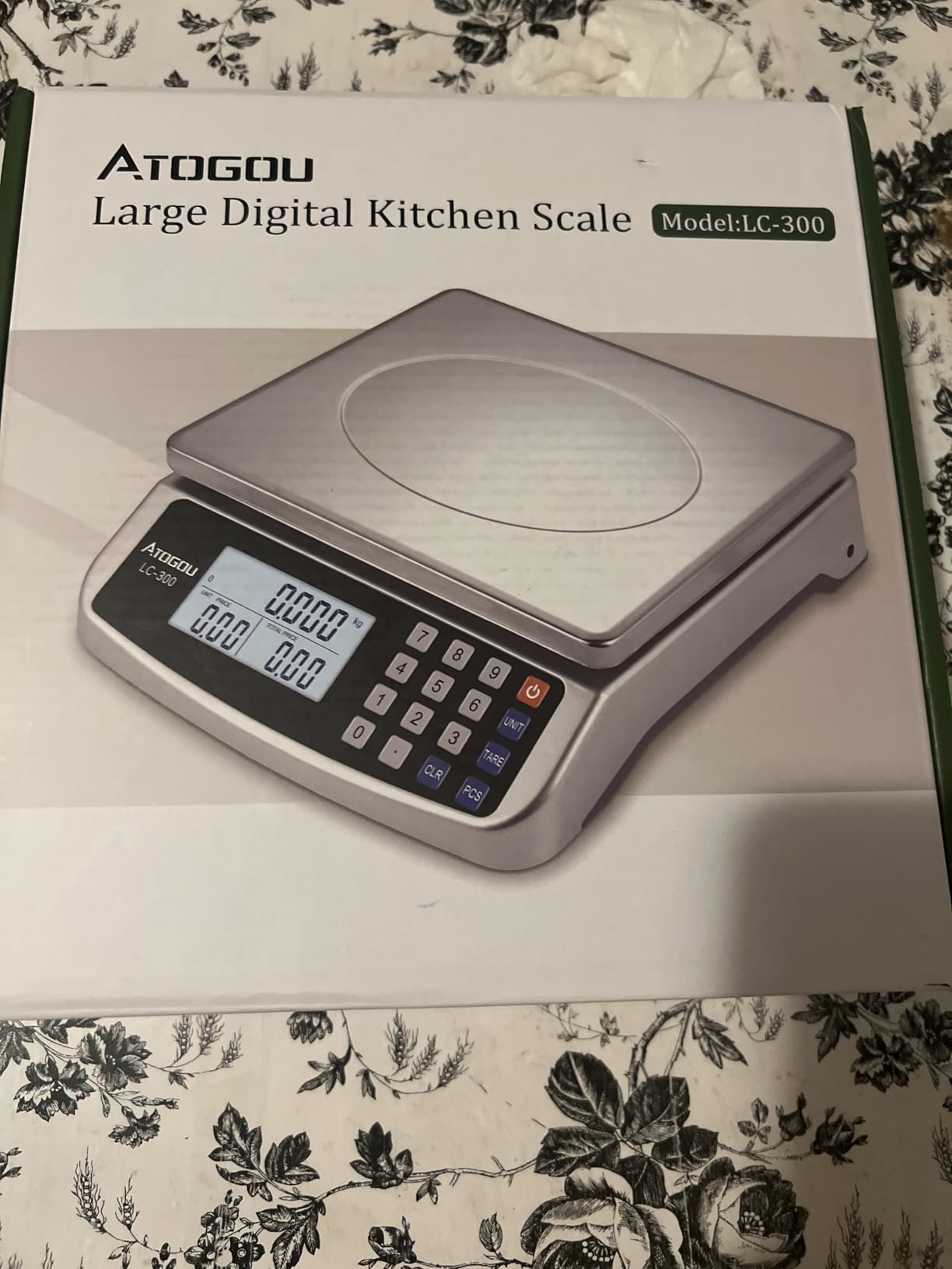 Atogou 110lb Food Scale, Commercial Kitchen Scale with Price Computing customer photo 1