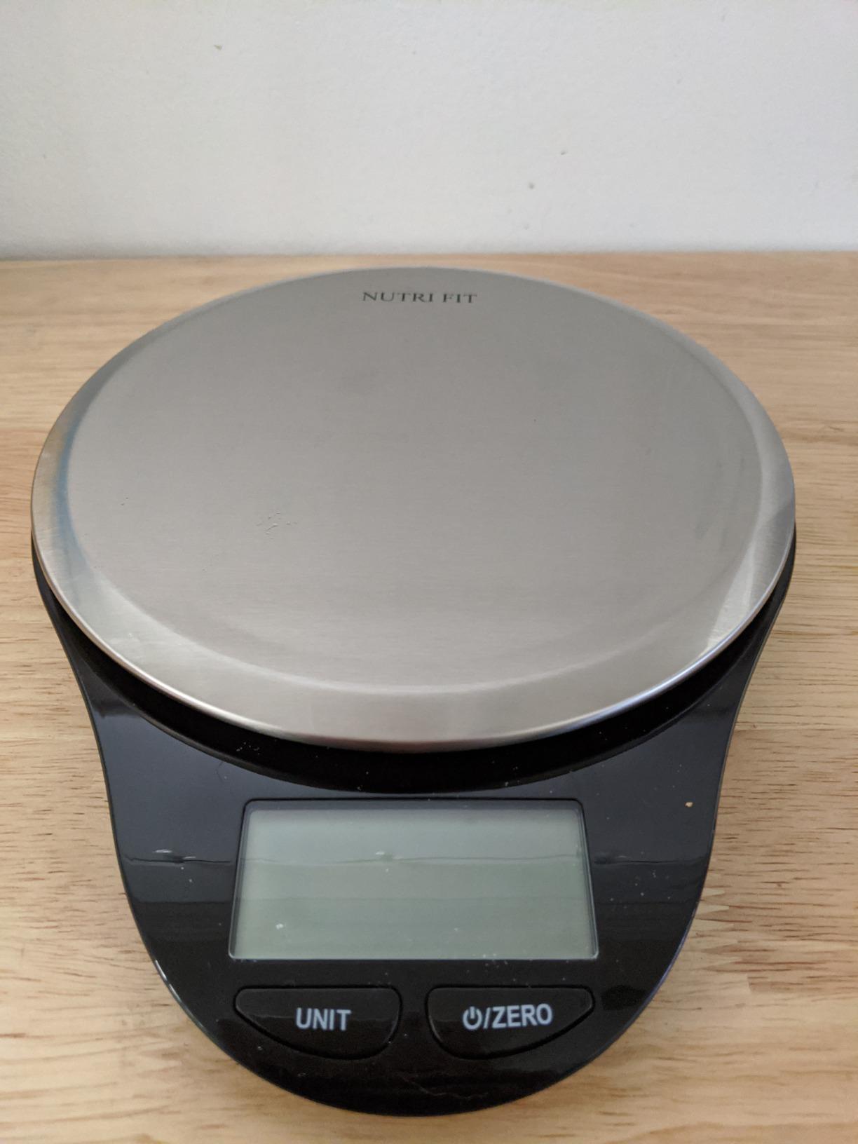 NUTRI FIT Food Scale Kitchen Scales Digital Weight Grams Oz for Weight Loss customer photo 1