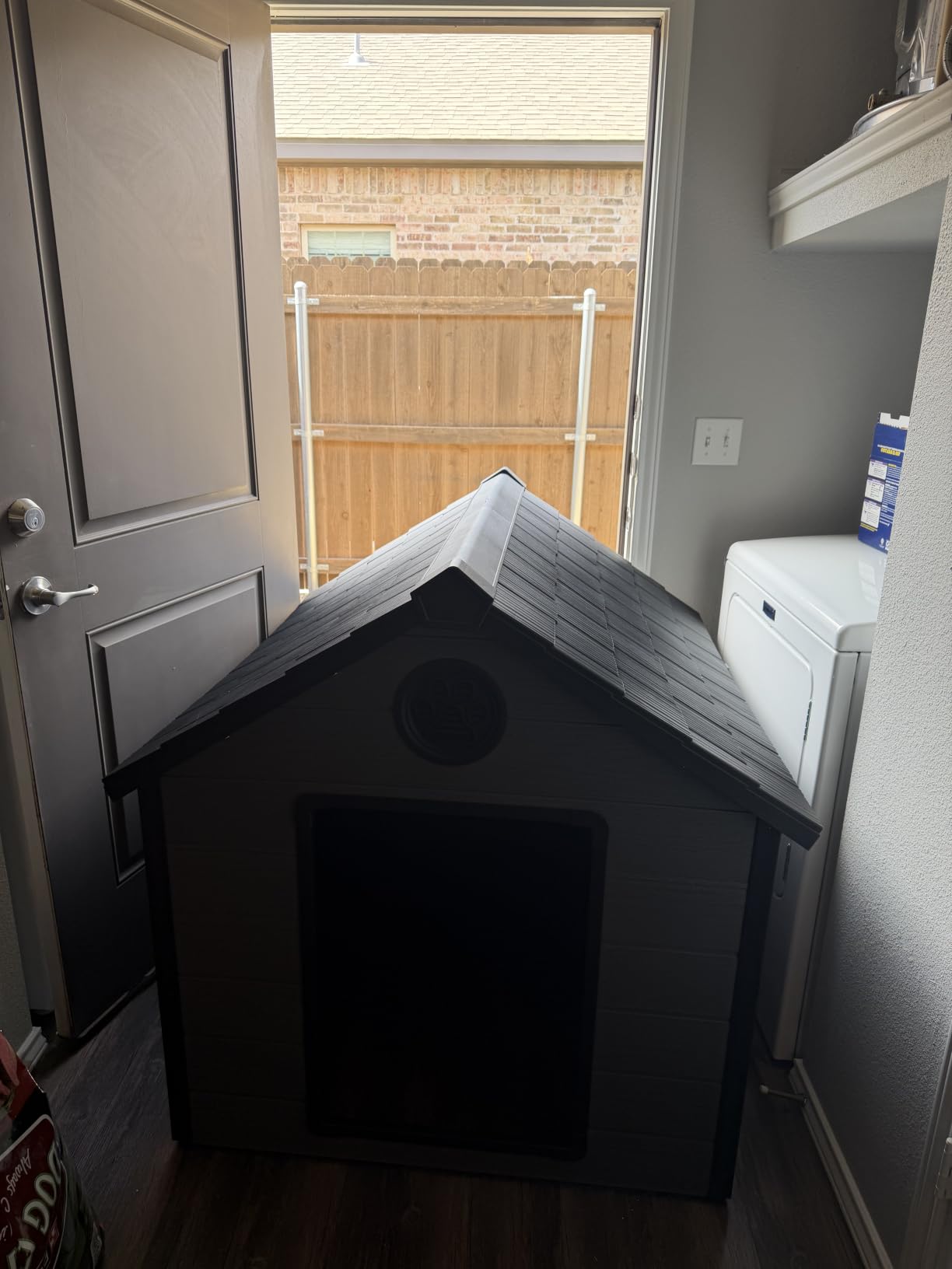 DRATO Large Dog House Indoor Outdoor, Blue, 38.62×36.26×38.07 in customer photo 1