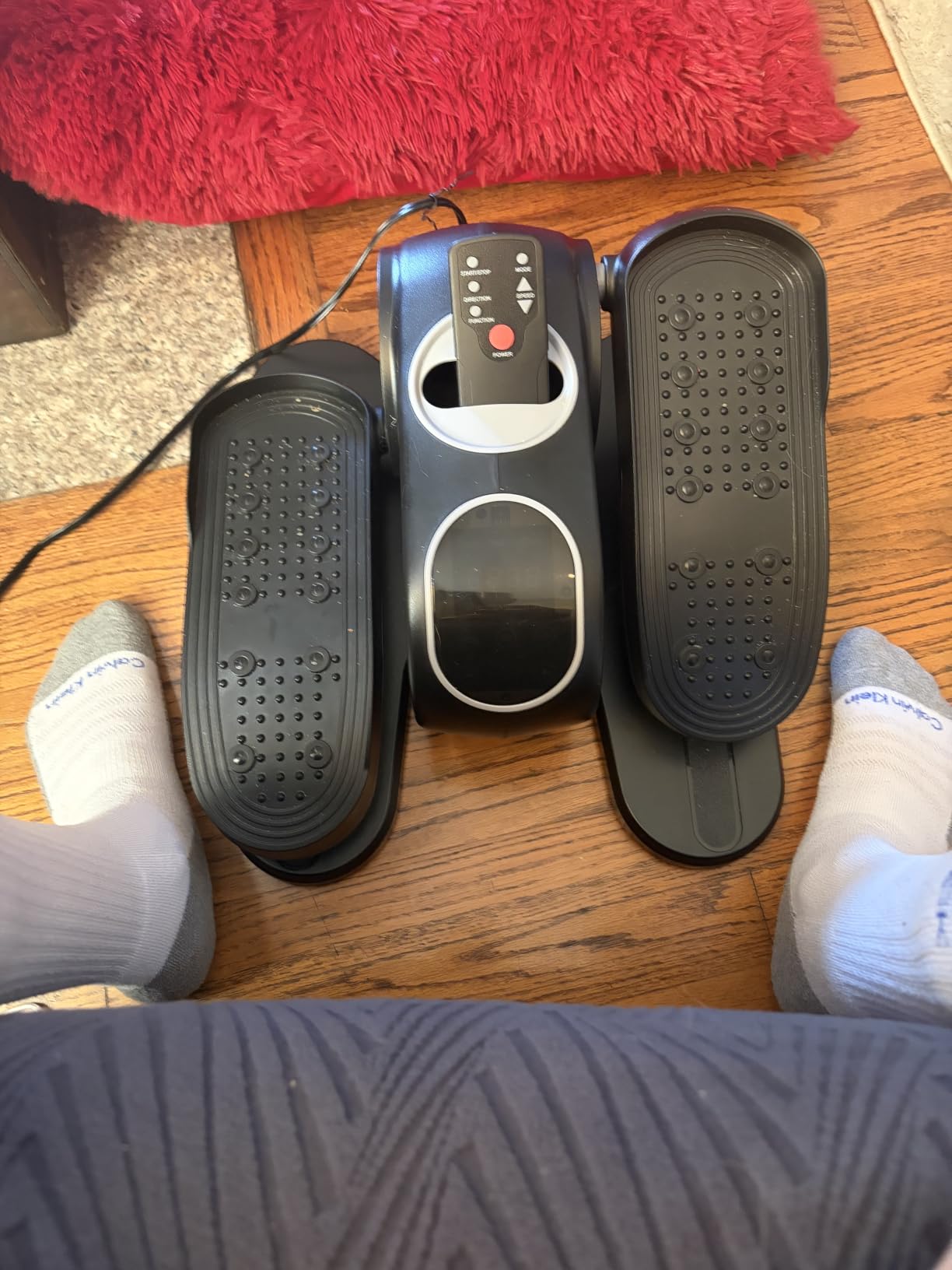 MERACH Under Desk Elliptical, Leg Exerciser While Sitting for Seniors customer photo 1