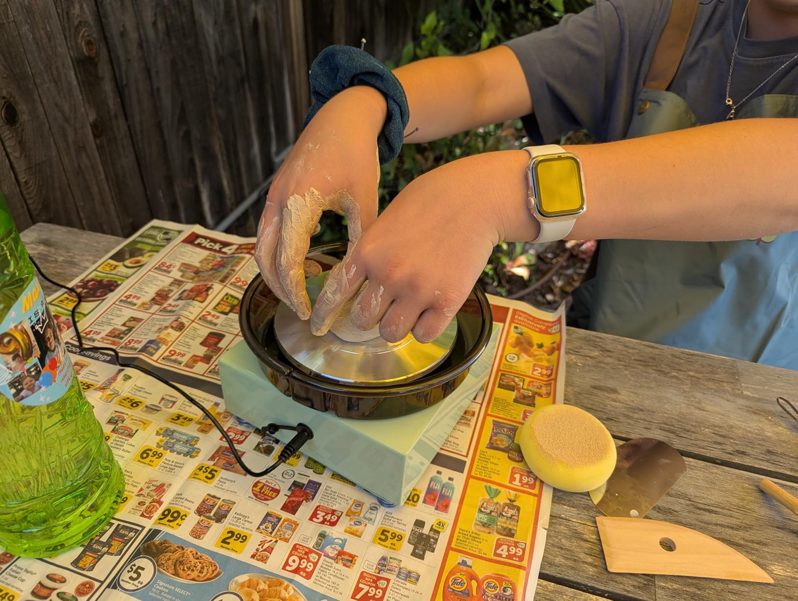 Alldeer 11 inch Pottery Wheel for Adults, Professional Pottery Kit customer photo 2