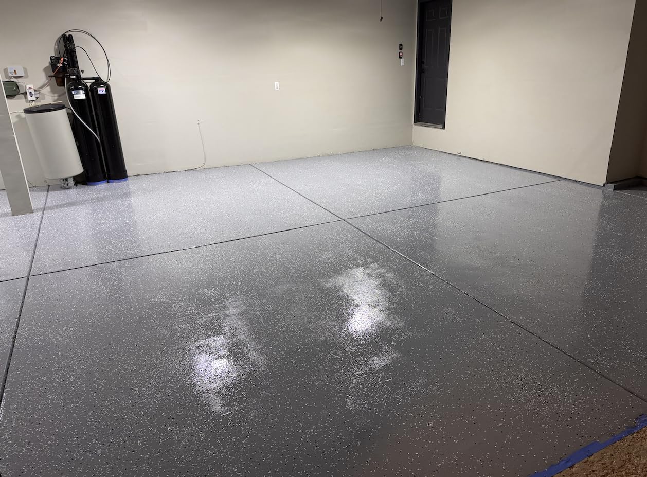 Gorilla Epoxy Garage Floor Coating Kit, 12 Pieces, 550 sq. ft. Coverage customer photo 1