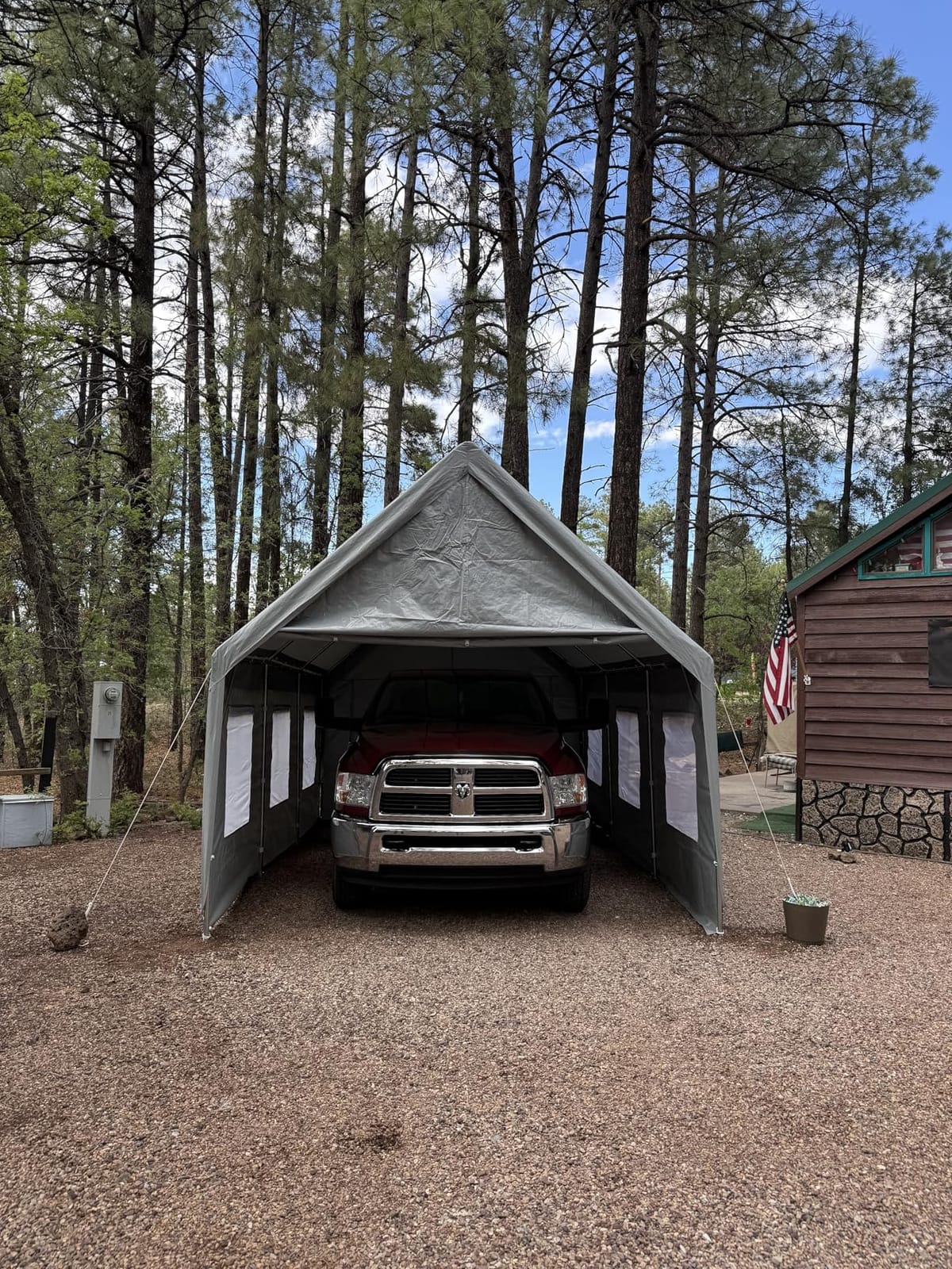 Quictent 10x20 ft Carports with Side Zipper Doors customer photo 1