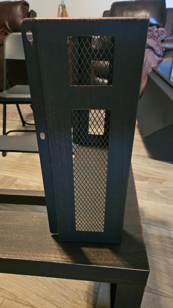 Panovue 39 Inch Fire Pits with Outdoor Chimney and Wood Storage customer photo 1