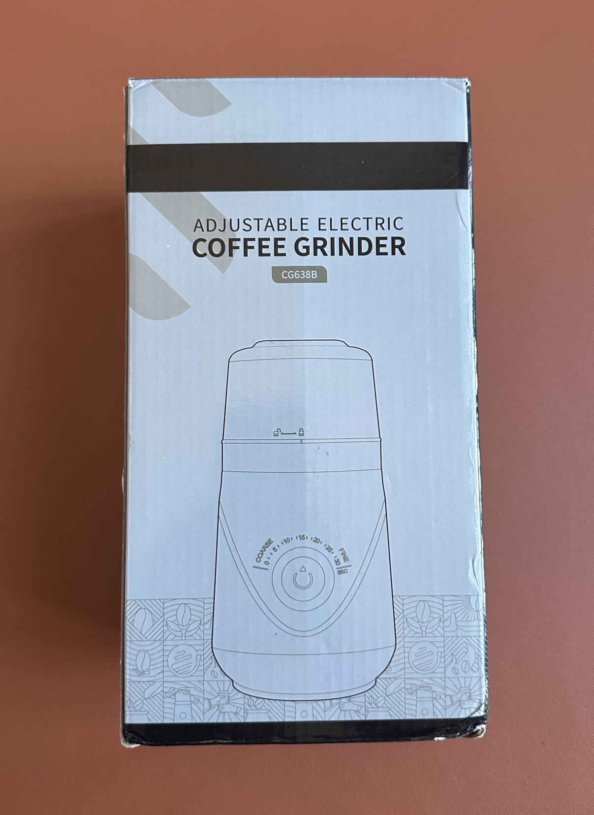 SHARDOR Electric Super Silent Blade Coffee Grinder, Timed Grind Control Rotary Knob, Adjustable Coarse to Fine for Coffee Beans, Spices & Herbs, with 1 Removable Stainless Steel Bowl, Black customer photo 2