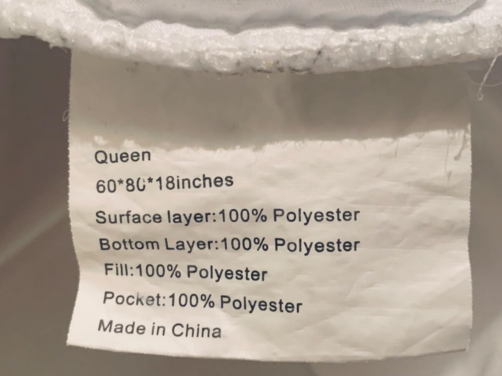 Favorland Mattress Topper Queen Size - Cooling Extra Thick Breathable Viscose Made from Bamboo Mattress pad - Soft Quilted Fitted Mattress Cover with 900 GSM Down Alternative Fill (8-21”Deep Pocket) customer photo 2