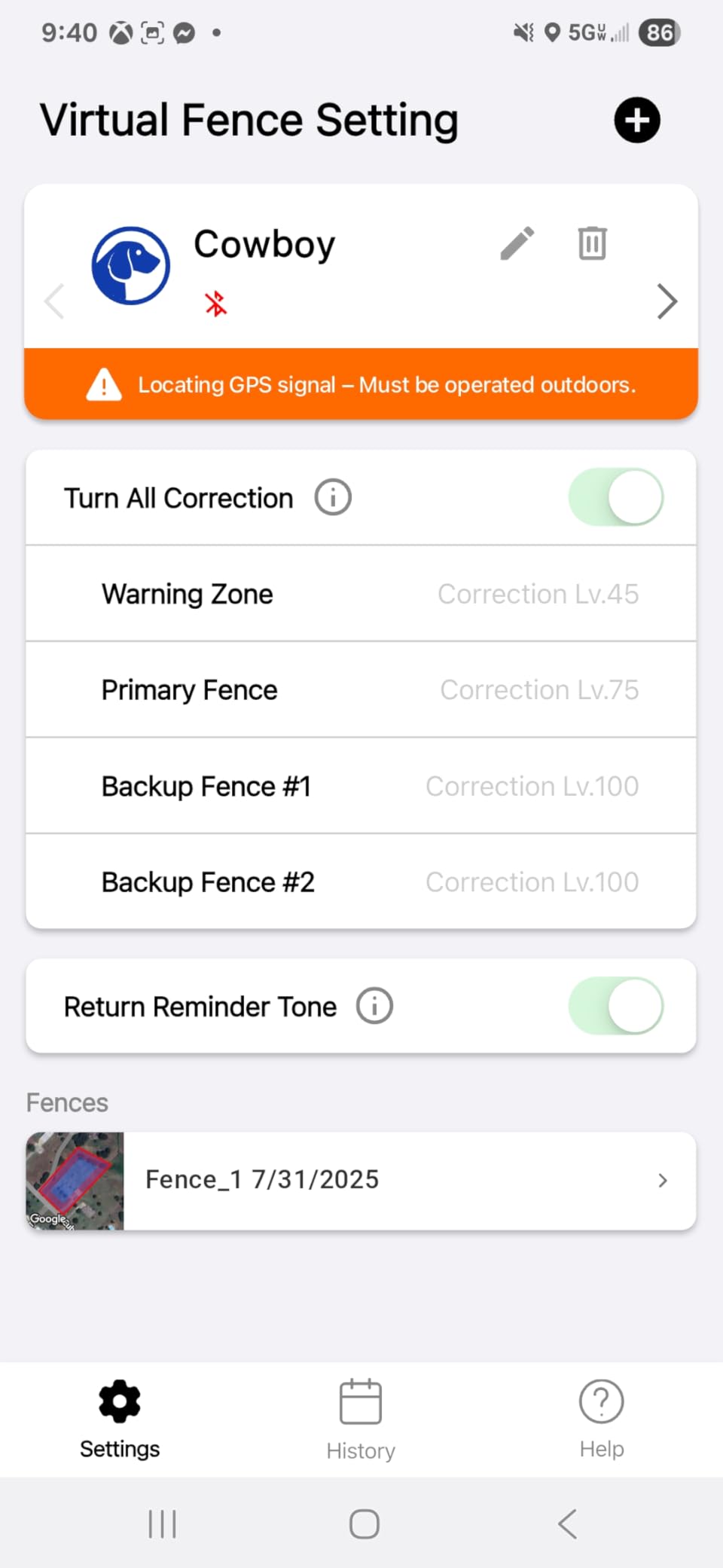 Dogtra GPS Fence – No Subscription, Custom Wireless Dog Fence with App, Smart Guidance & Return Reminder Tone/Vibration/Correction, IPX9K Waterproof Rechargeable Collar, Safe Freedom for Dogs 15 Lbs+ customer photo 2