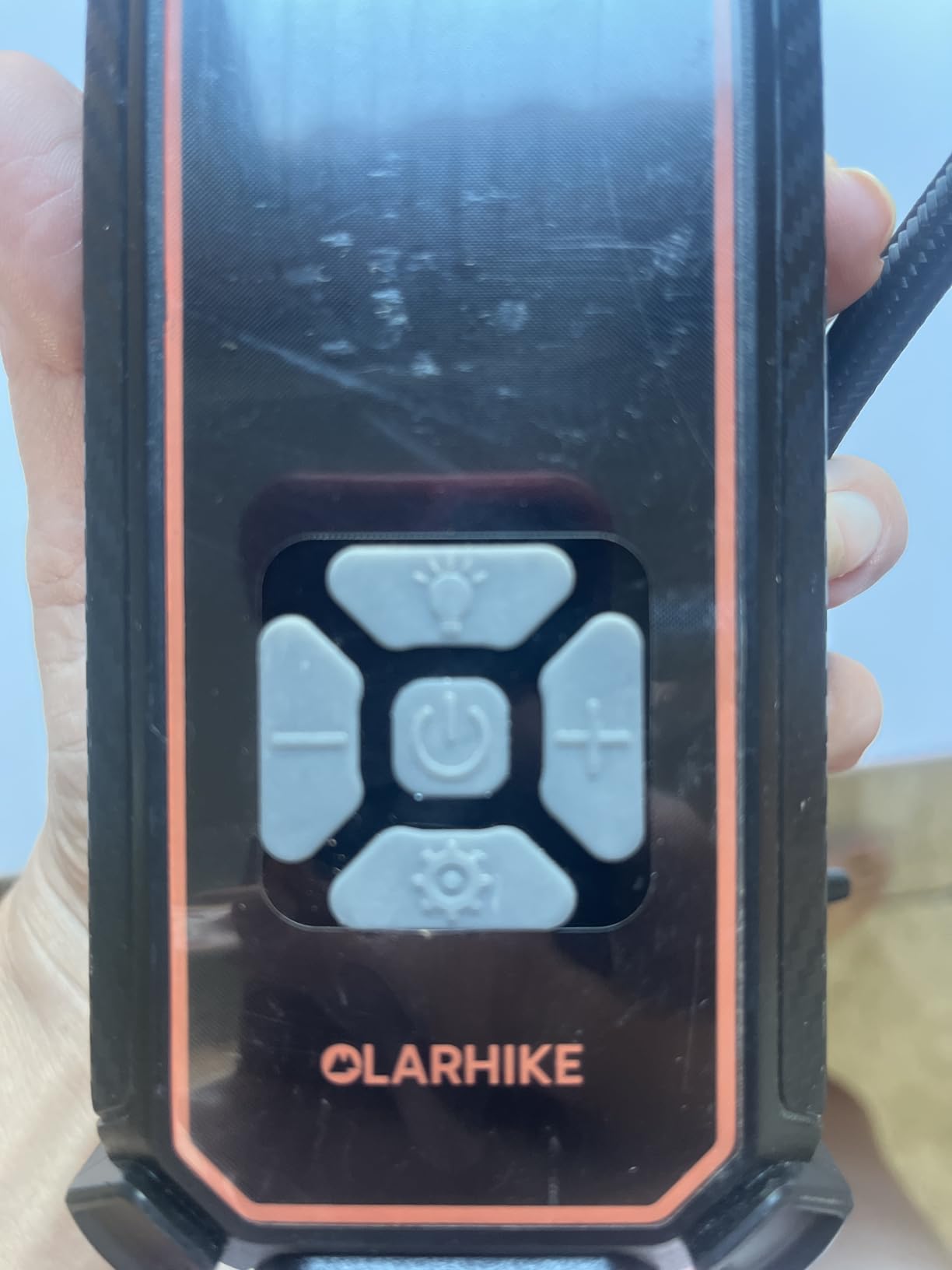 OlarHike Tire Inflator Portable Air Compressor,Dual Power-3*2000mAh &12V DC customer photo 1