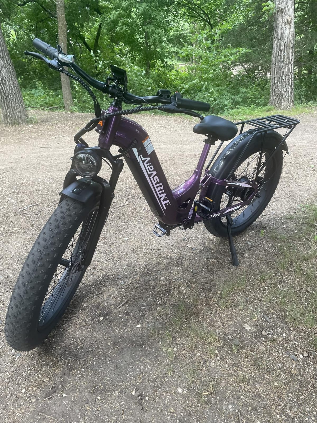 Aipas M1 Pro Electric Bike for Adults, 26 x 4 Fat Tires, 48V 17.5Ah Battery customer photo 1