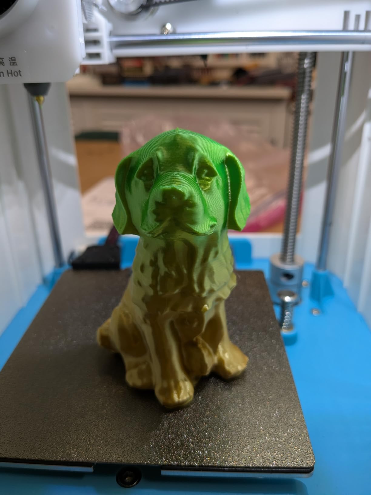 Geeetech 3D Printer for Kids & Beginners, High-Speed Smart Mini 3D Printer with Filament, Wi-Fi & App Control, Auto-Leveling, Fully Assembled STEM Learning Tool, 3.94x4.33x3.94in Print Size customer photo 2