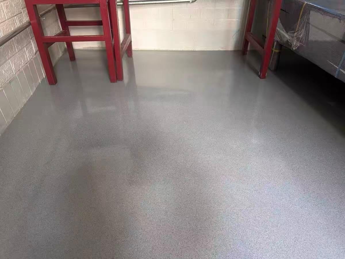 Epoxy Colored Sand Floor Paint, Marble Gray, 1 Gallon customer photo 1